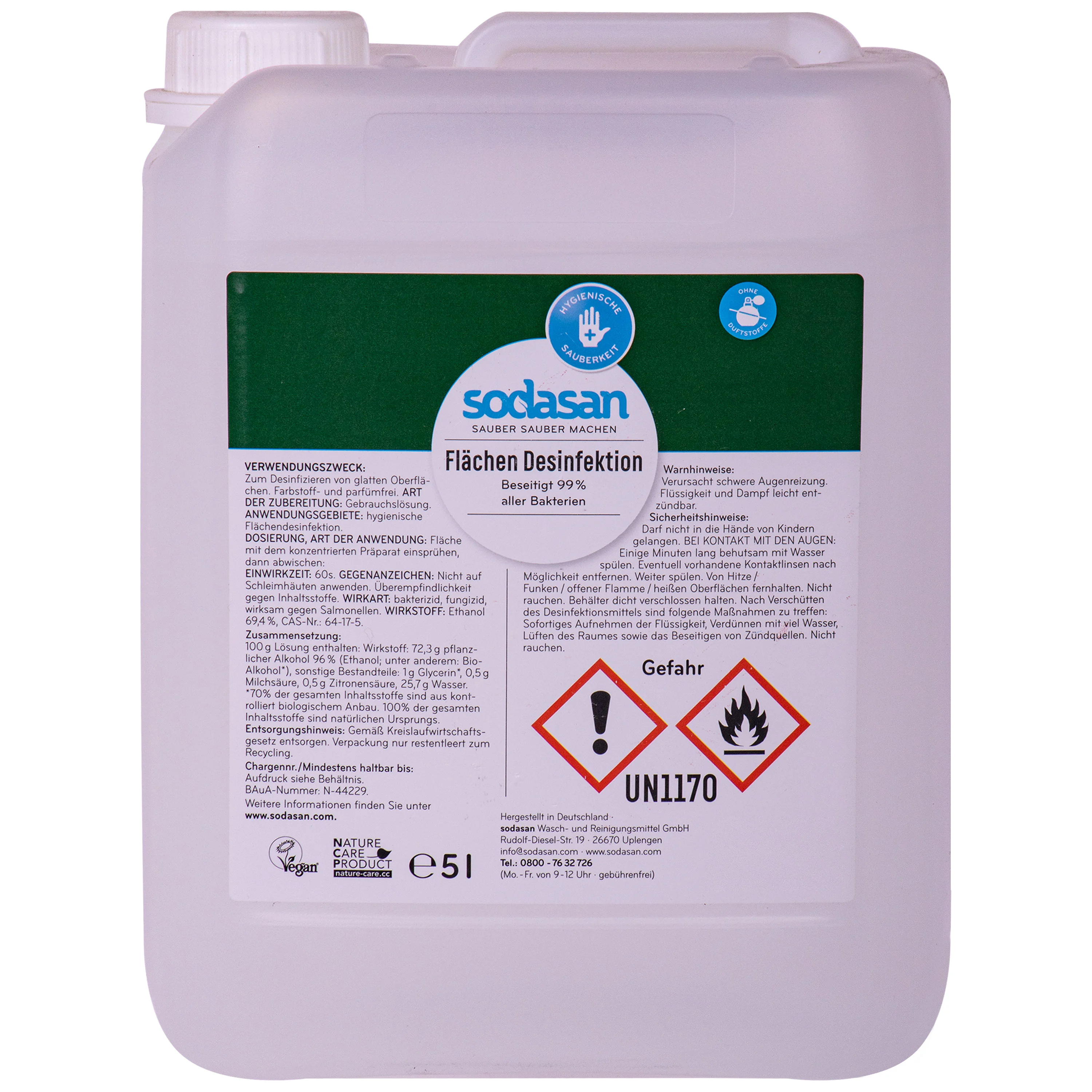 Dífhabhtán dromchla, dífhabhtán 5 lítear, dífhabhtú dromchla