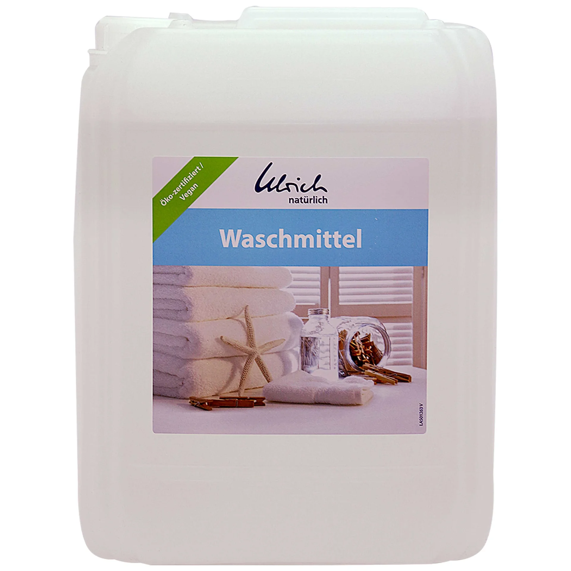 Glanadháin Éadaí 10 Lítear, Níochán Éadaí Leachtach, Glanadháin Nádúrtha, Glanadháin Vegan