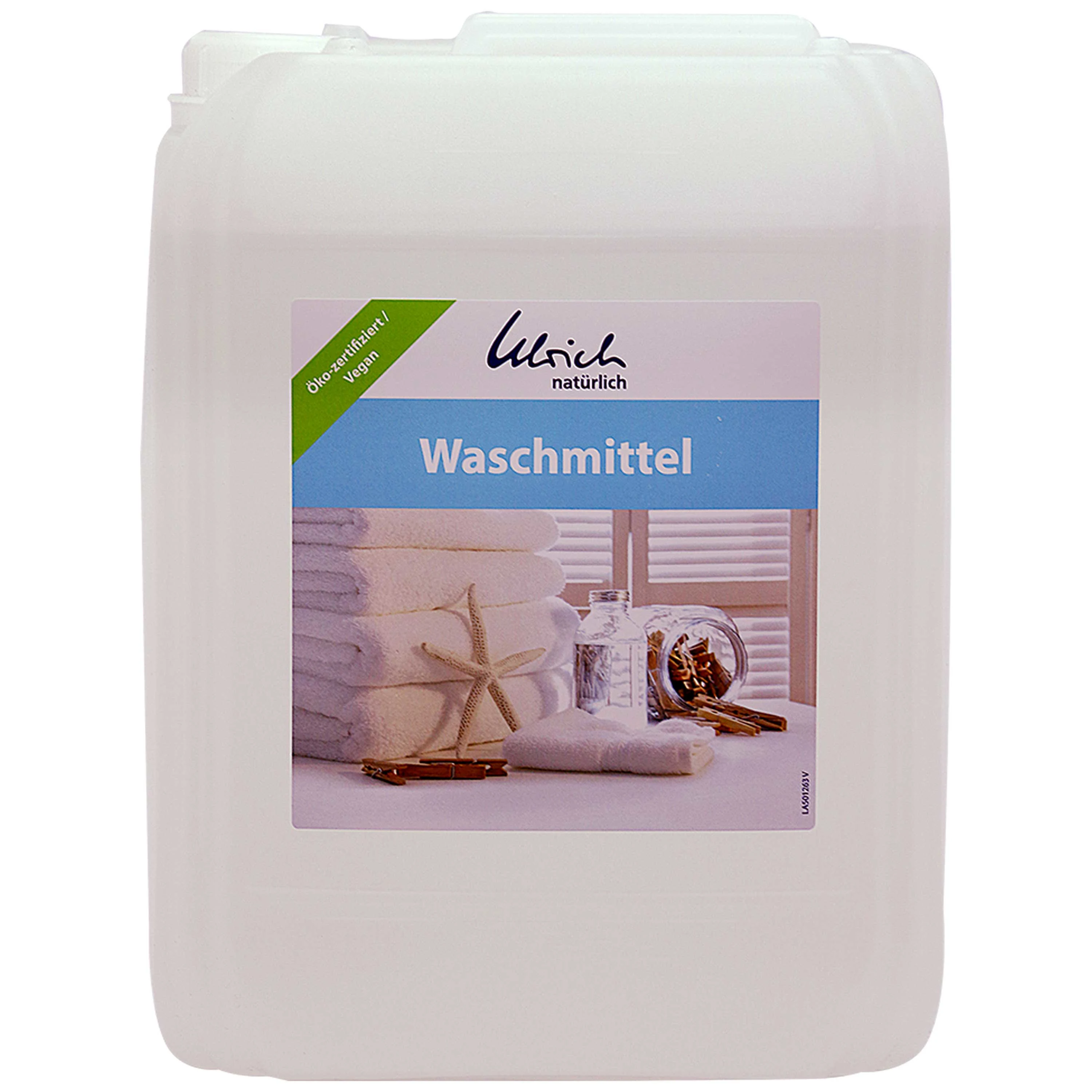 Glanadháin Éadaí 10 Lítear, Níochán Éadaí Leachtach, Glanadháin Nádúrtha, Glanadháin Vegan