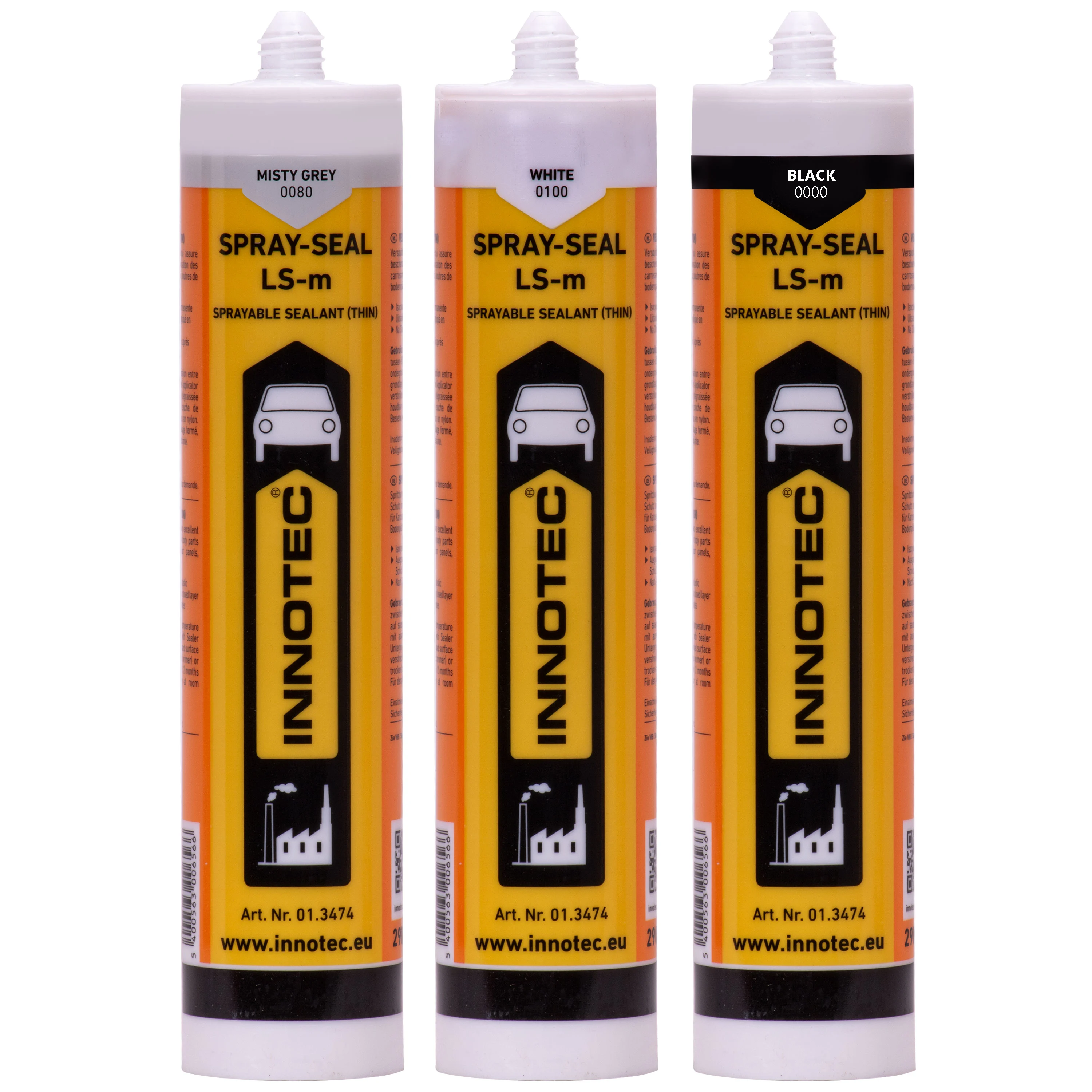 Séala Spraeála 290 ml, Séala In-Spraeáilte, Dichtmasse sprühbare, Dathanna Éagsúla