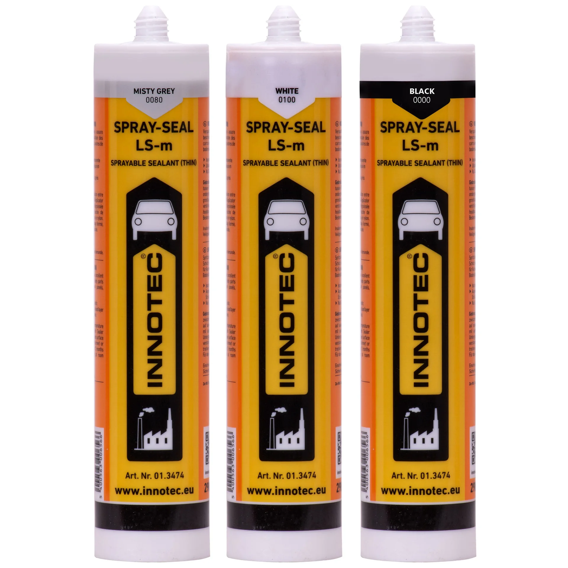 Séala Spraeála 290 ml, Séala In-Spraeáilte, Dichtmasse sprühbare, Dathanna Éagsúla