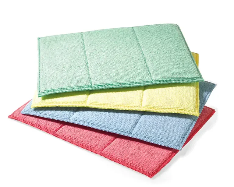 Éadach Spúinse Microfiber, 17 x 23cm, gorm, Pacáiste 10, Éadach Glantacháin