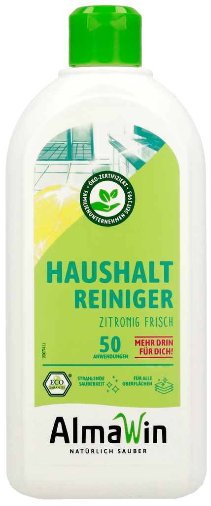 Glanadh tí, Glanadh tí nádúrtha, Glanadh tí éiceolaíoch, Glanadh tí uilíoch, Glanadh tí orgánach, 500ml
