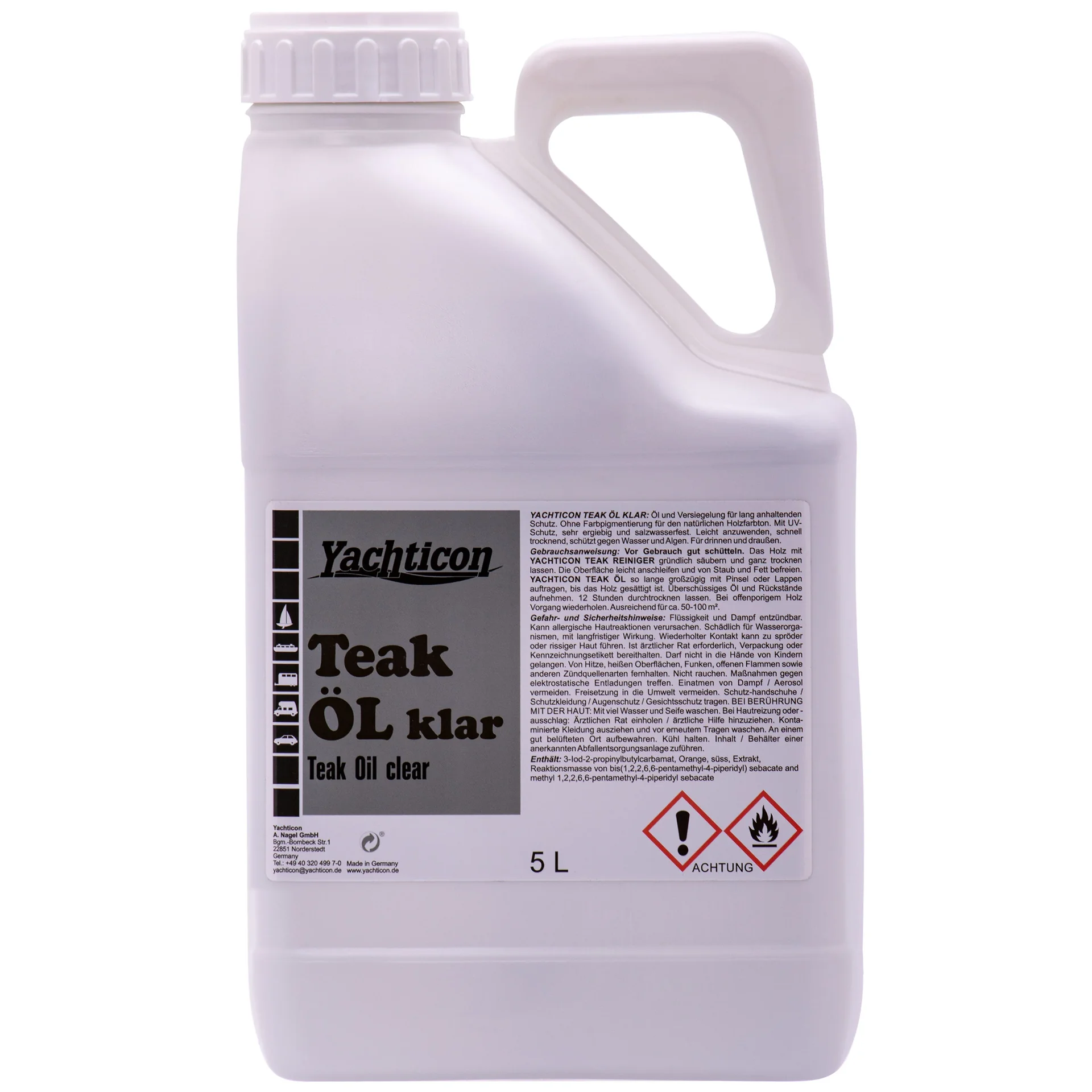 Ola teak 5 lítear, Ola le haghaidh teak, Cóireáil adhmaid teak, Cosaint adhmaid teak