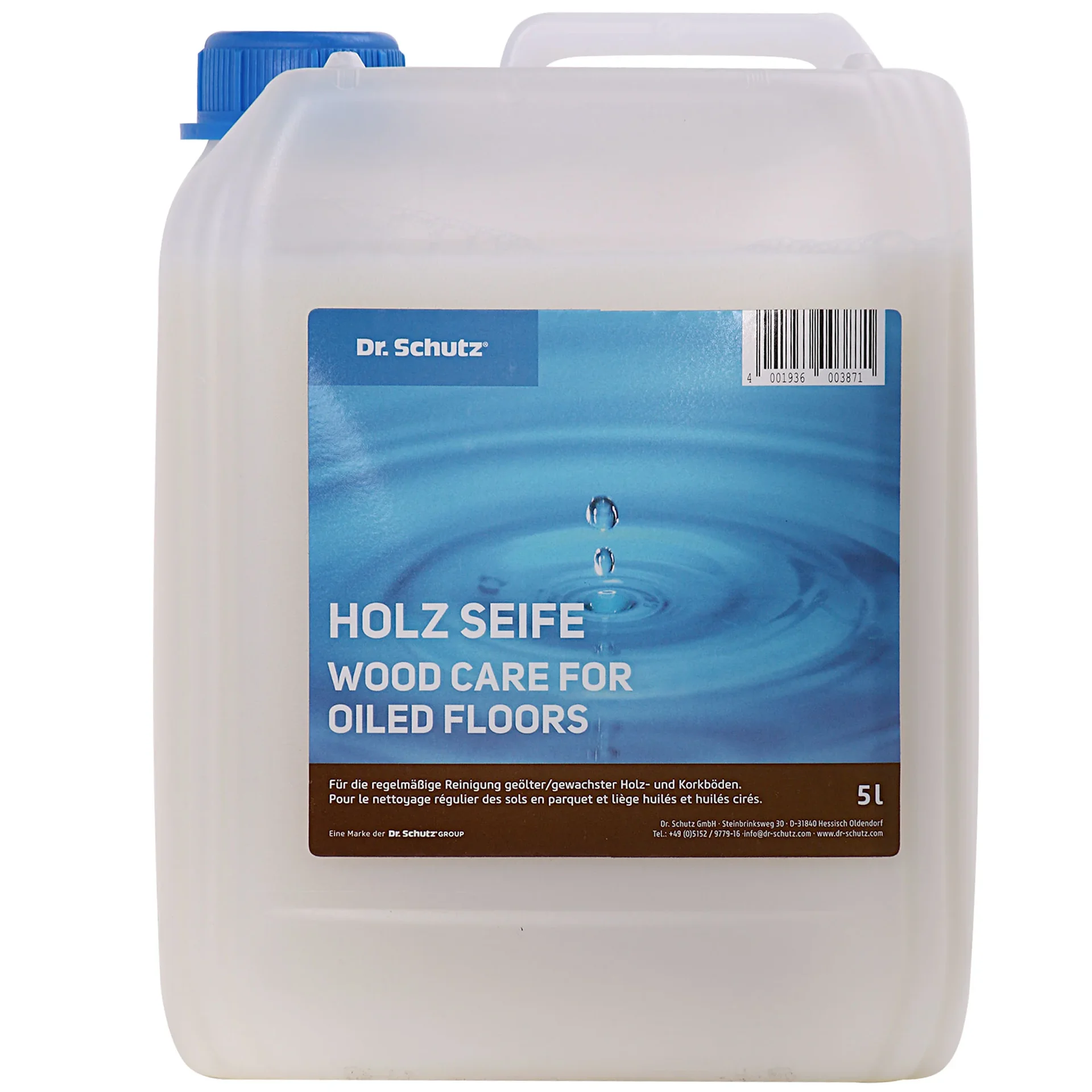 Gallúnach adhmaid 5 Lítear, glantóir urláir adhmaid, urláir adhmaid ola agus corc