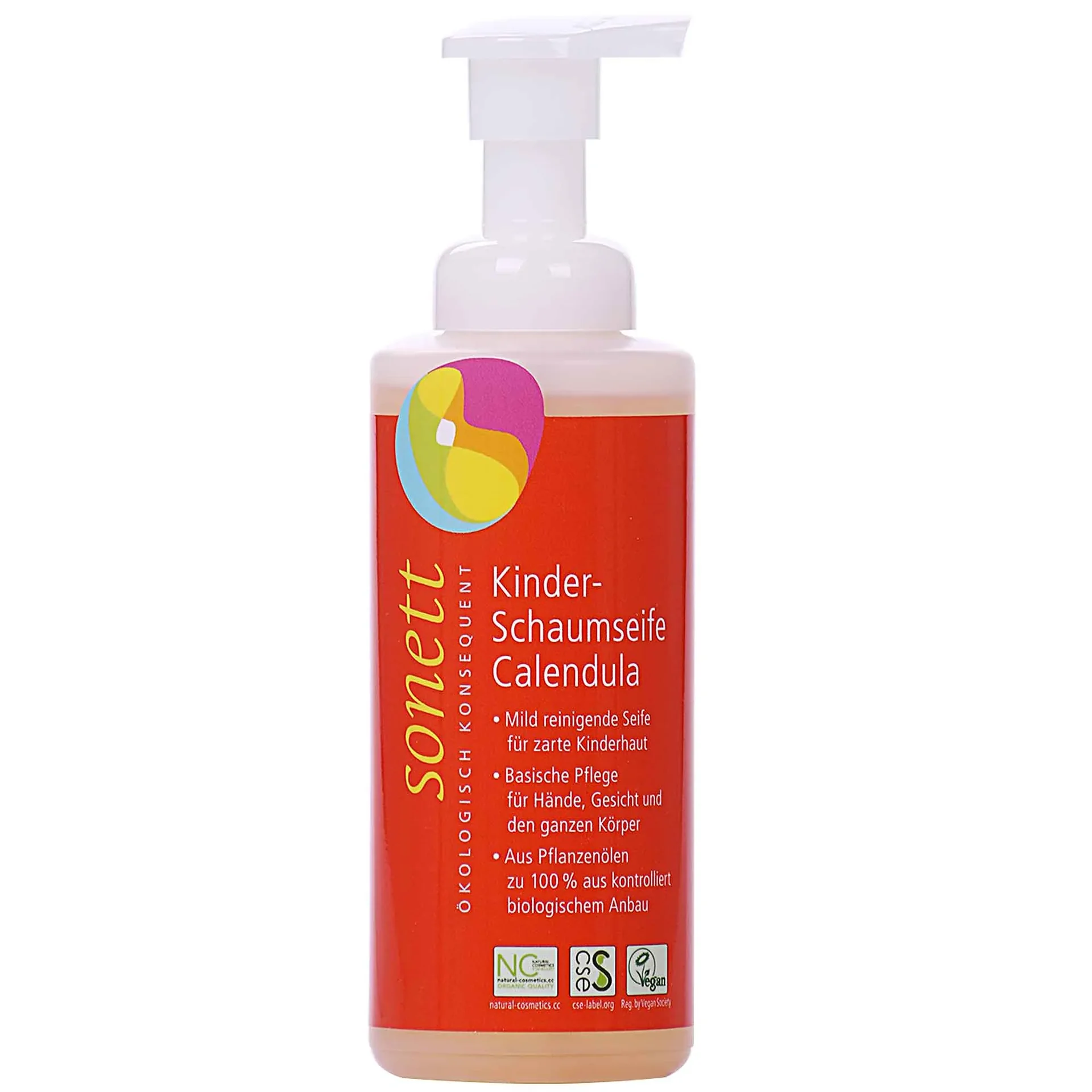 Gallún súdaí calendula, 200ml, gallún cúr do pháistí, gallún súdaí nádúrtha, i Spenderflasche