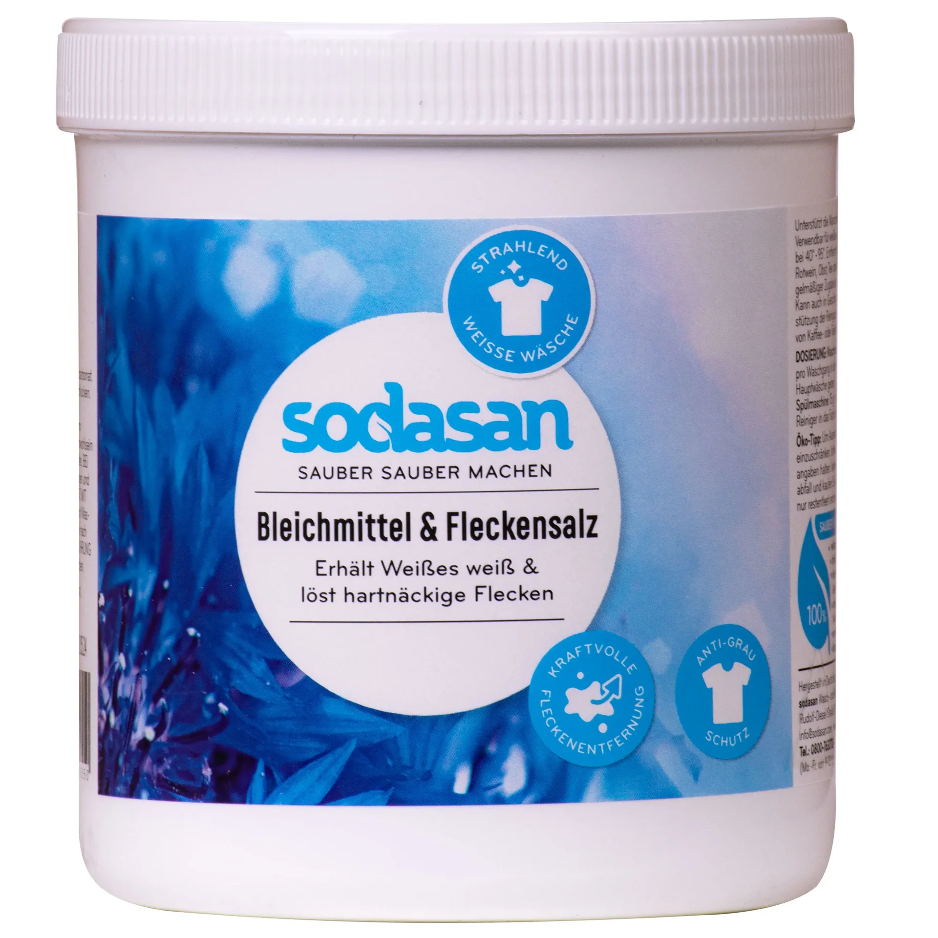 Glanadh tí, Bainteoir stain, Salann stain, 500 g, Glanadh nádúrtha