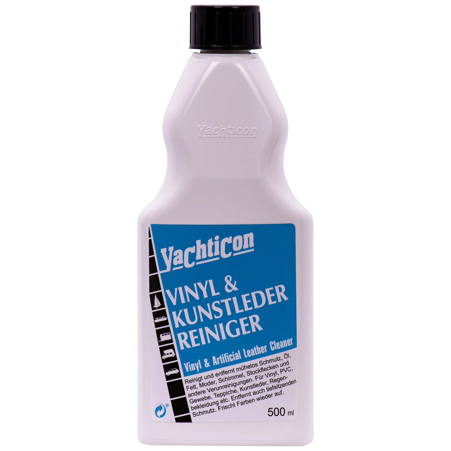 Glanadh vinile, Glanadh leathair saorga, Glantóir Vinyl & Leathar Saorga 500 ml, Glanadh báid