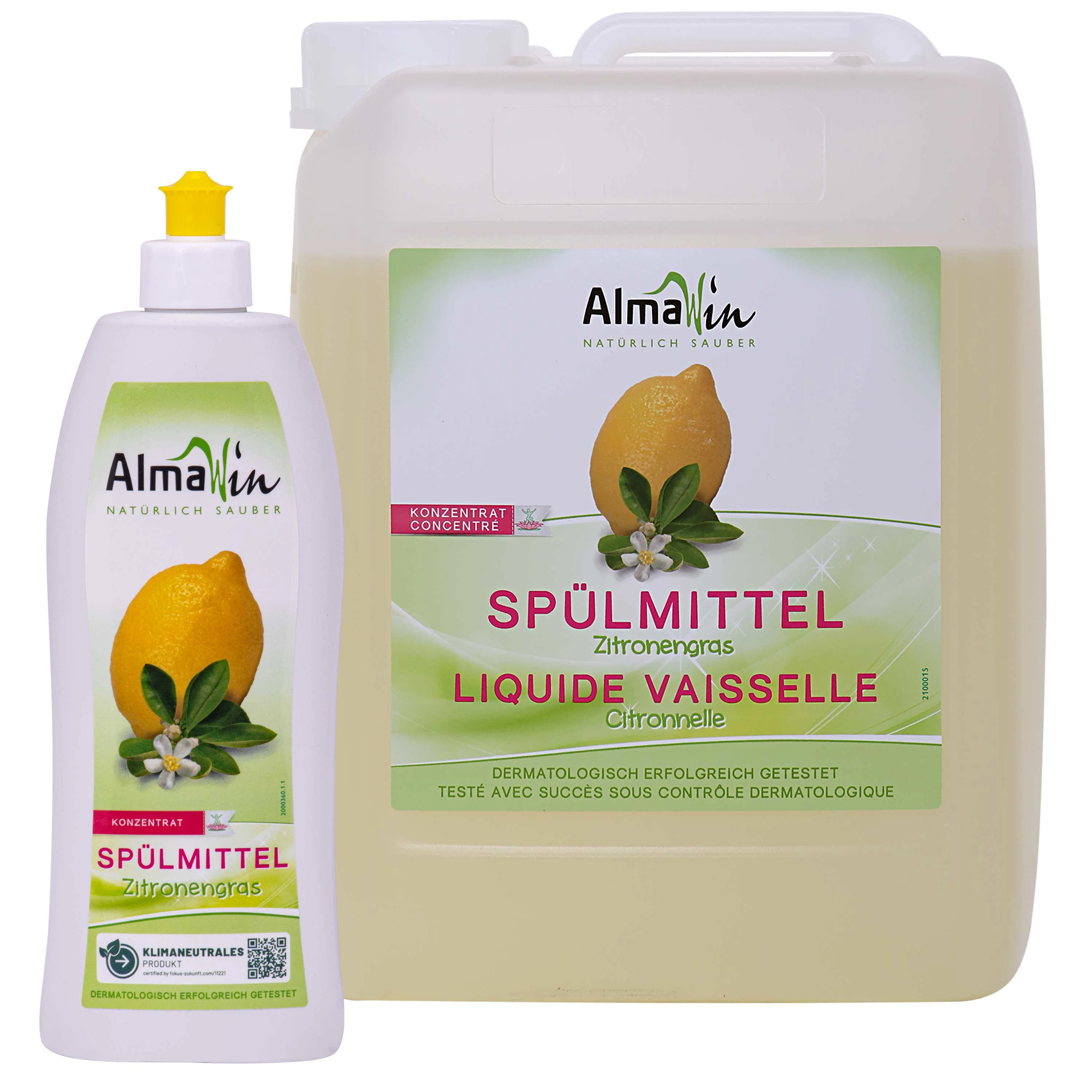 Leacht Níocháin ALMAWIN, Leacht Níocháin Luibh Citrón, Gallúnach Mias Nádúrtha