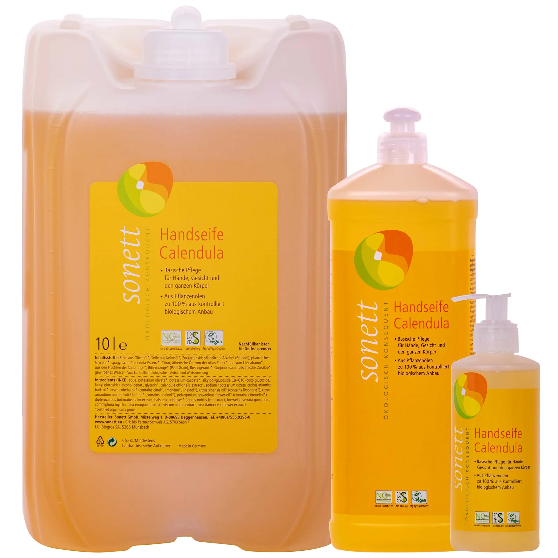 Gallúnach láimhe calendula, Gallúnach láimhe nádúrtha, Gallúnach láimhe orgánach