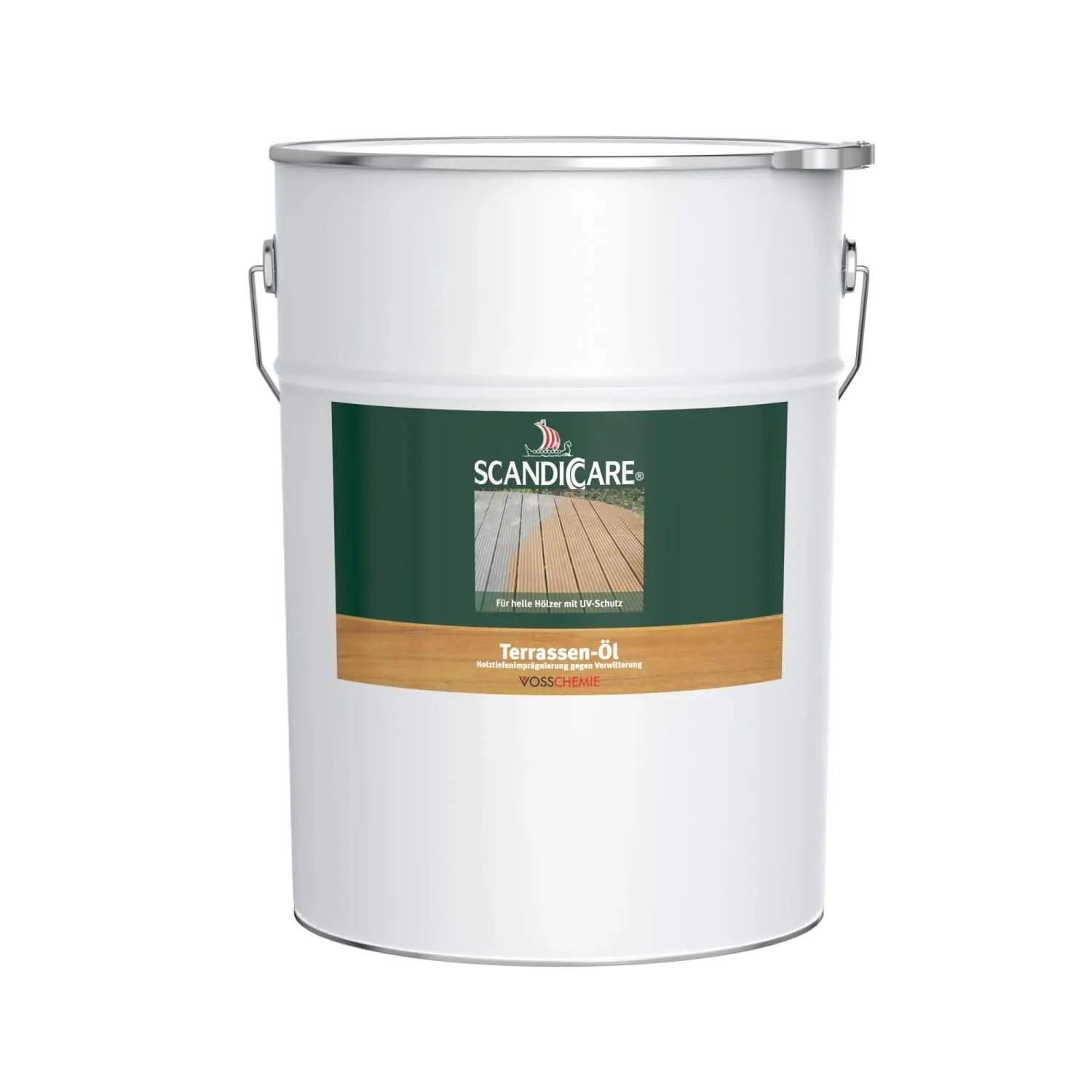 Ola terás éadrom 10 lítear, Ola terás, Ola adhmaid don ardán