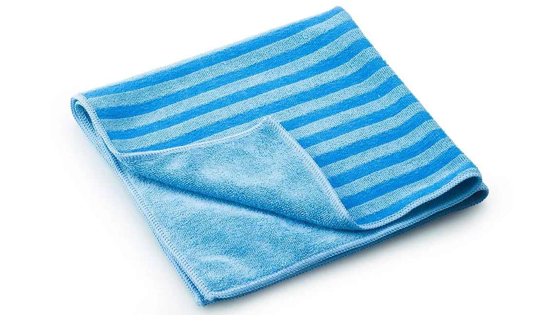 Éadach glantacháin, Tuáille glantacháin, 40 x 40cm gorm, Pacáiste 10