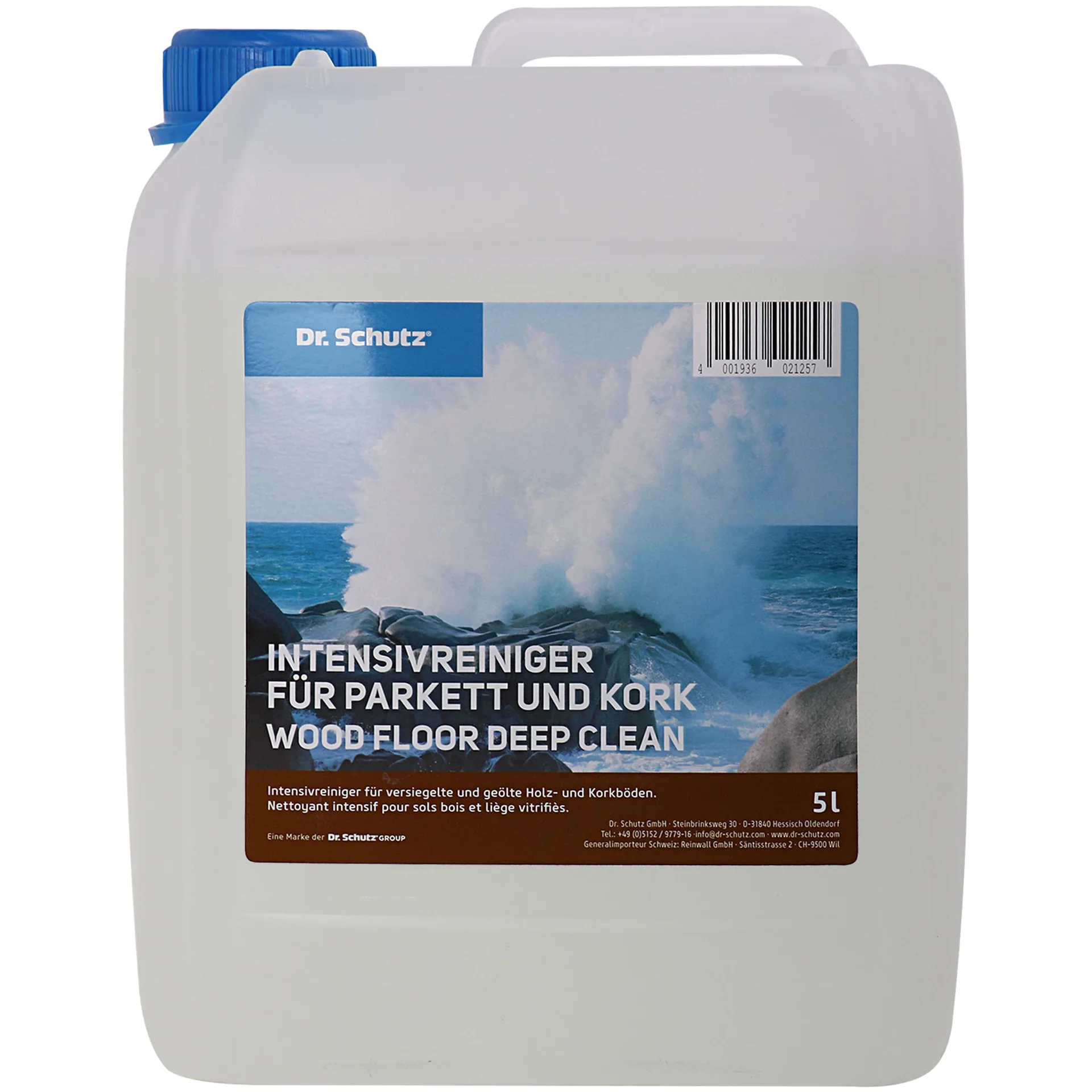 Glanadh domhain páircéad, corc, 5 lítear, Glanadh urláir adhmaid