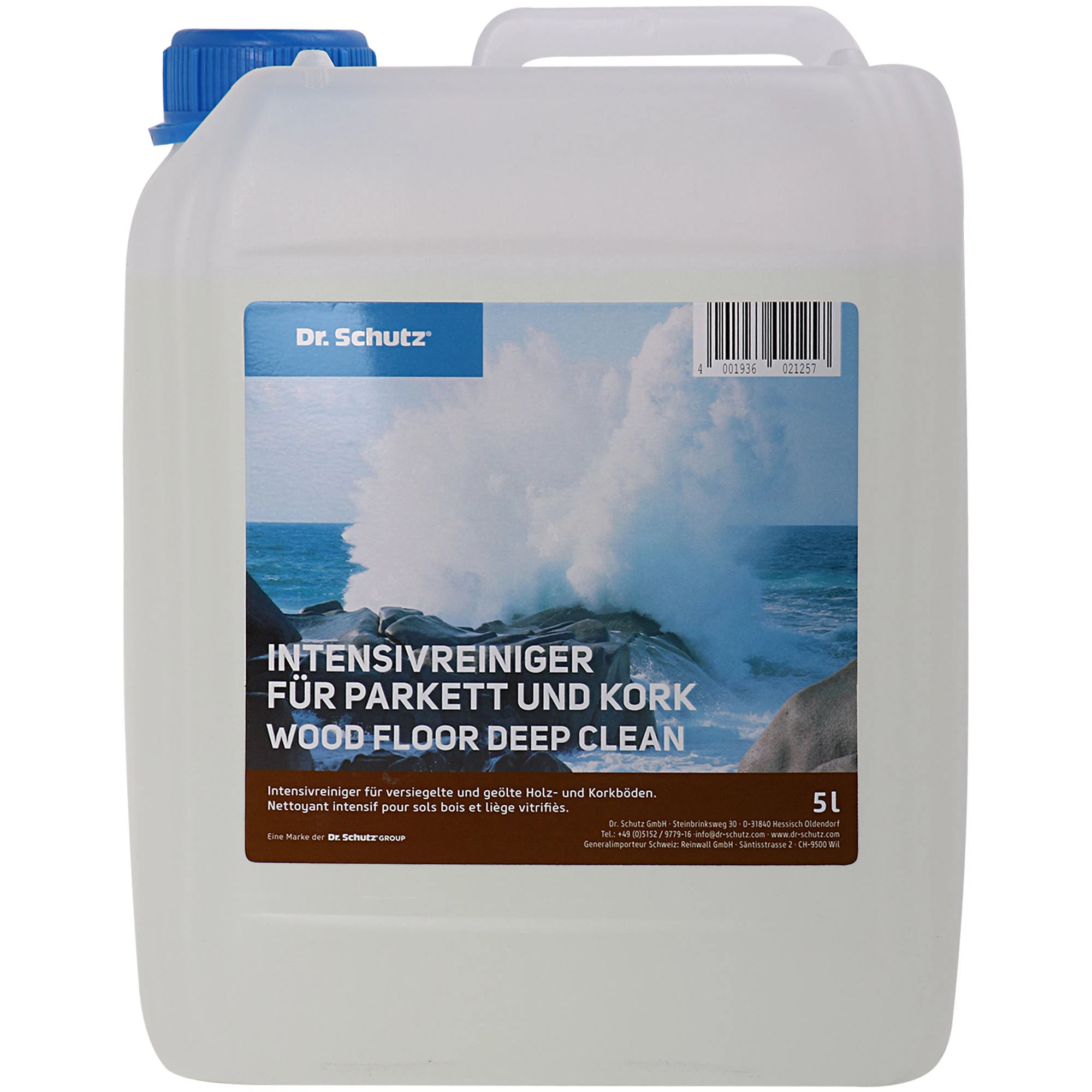 Glanadh domhain páircéad, corc, 5 lítear, Glanadh urláir adhmaid