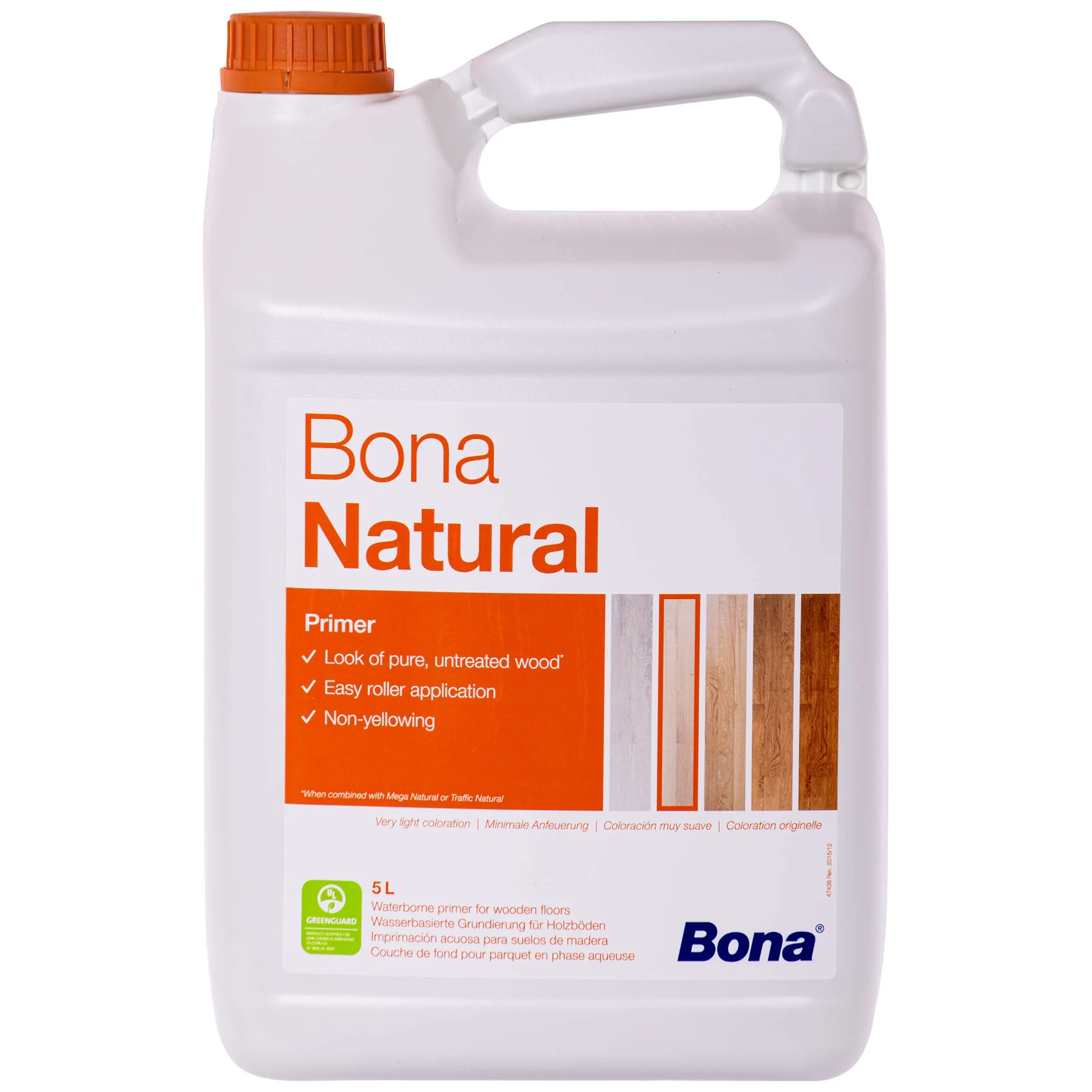 Bona Natural 5 Lítear, Primer Adhmaid, Grundierung Adhmaid