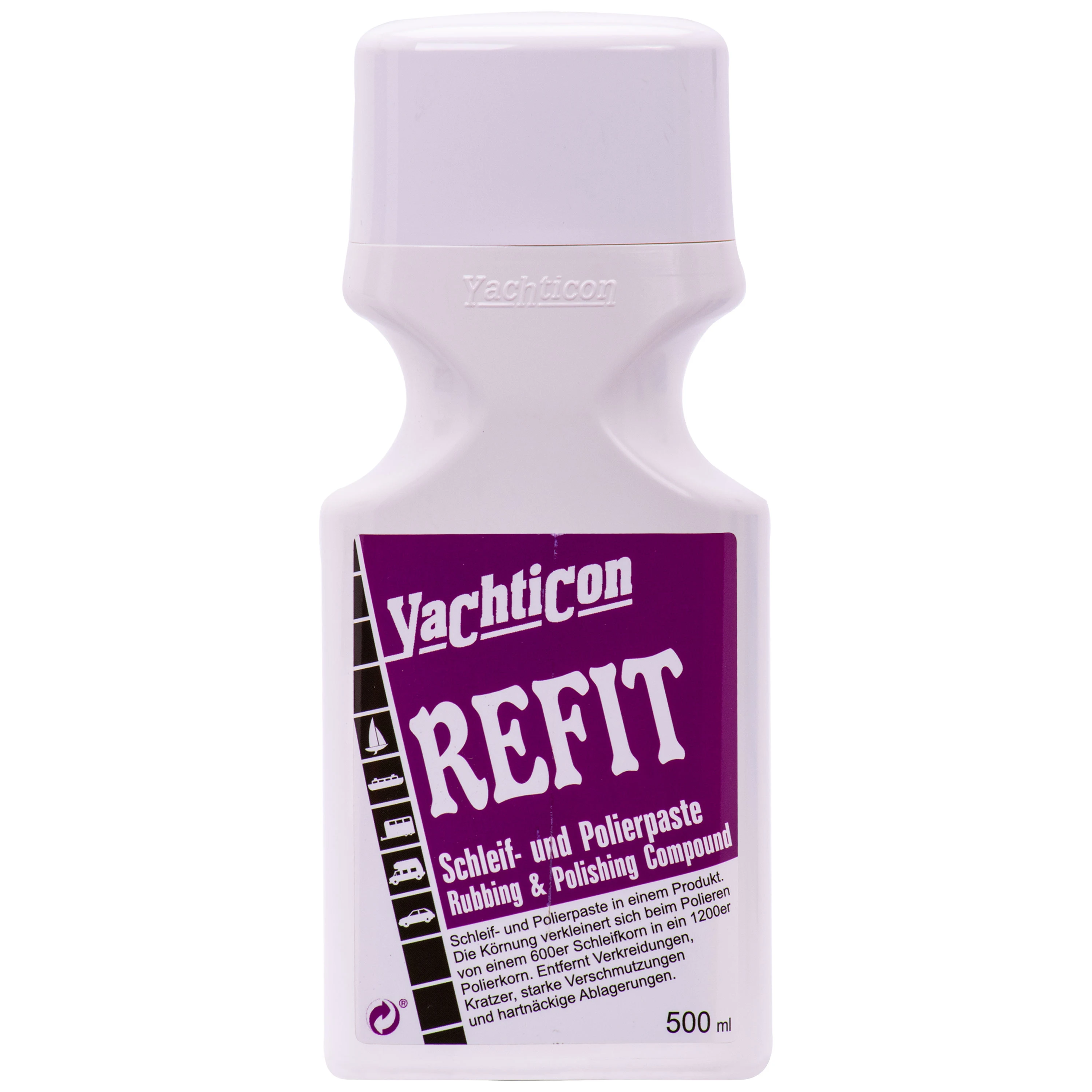 Greamaigh snasta bád, Greamaigh snasta athfheistithe, 500ml, Snas bád