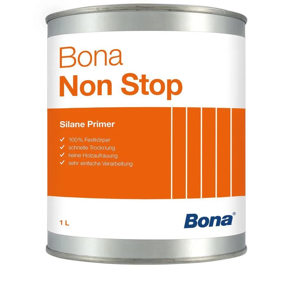 Bona Non Stop 1 Lítear, Grundierung, Ullmhúchán urláir, Cóta bun