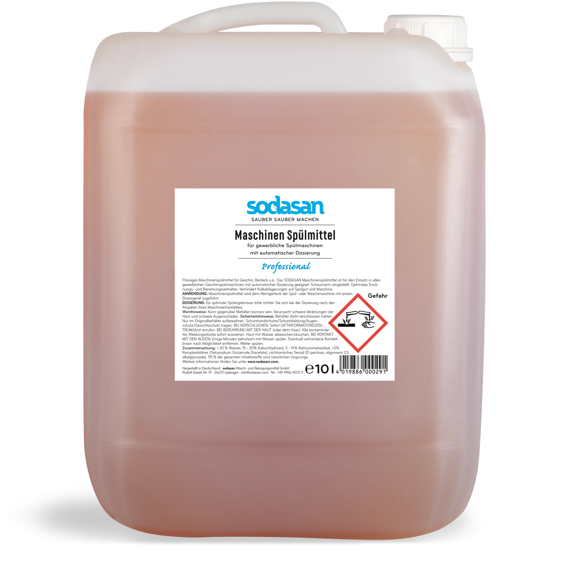 Gallúnach mias meaisín 10 L, Sruthlaitheoir miasa, Glanadh miasa