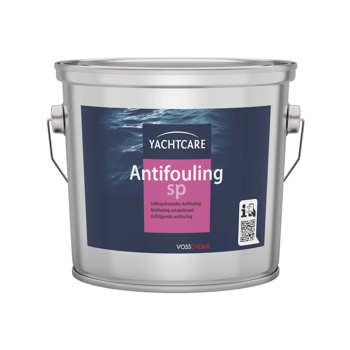 Antifouling 2.5 lítear, Péint Antifouling dearg, Cosaint báid