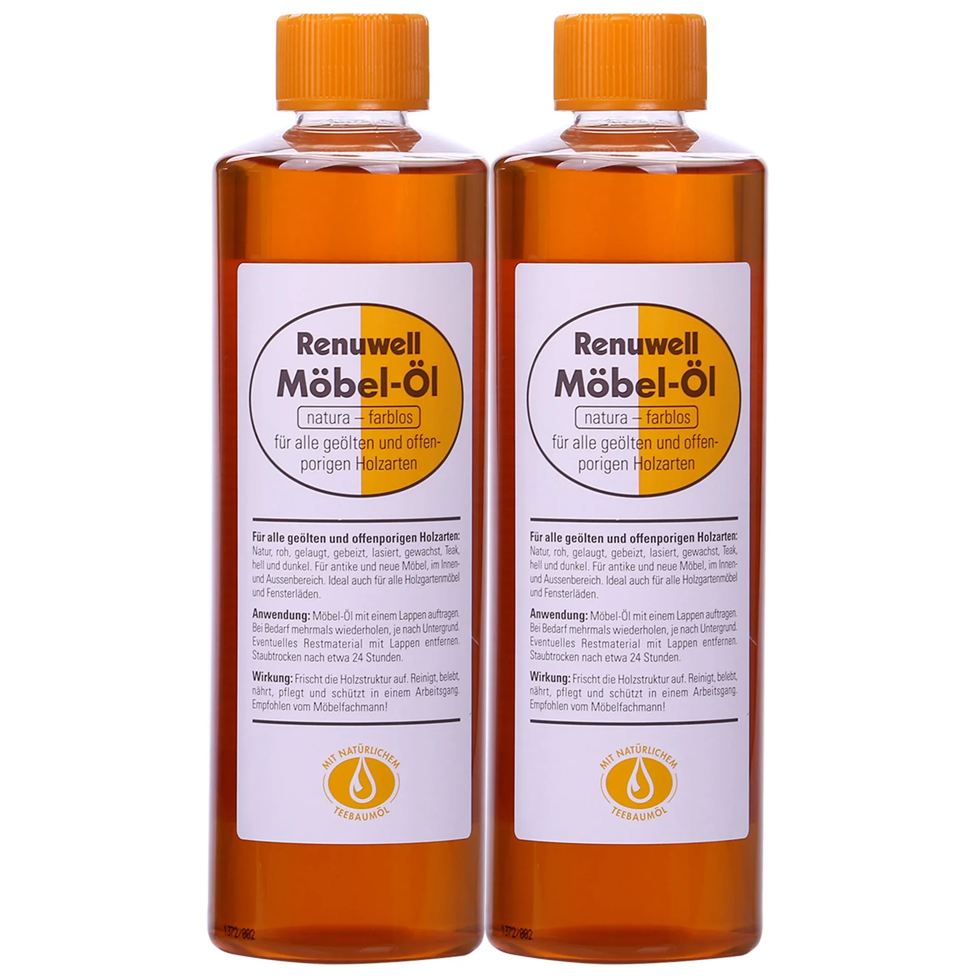 Ola troscáin, Cúram domhain adhmaid, Ola le haghaidh troscáin adhmaid, 2 x 500 ml, Feabhsaitheoir troscáin