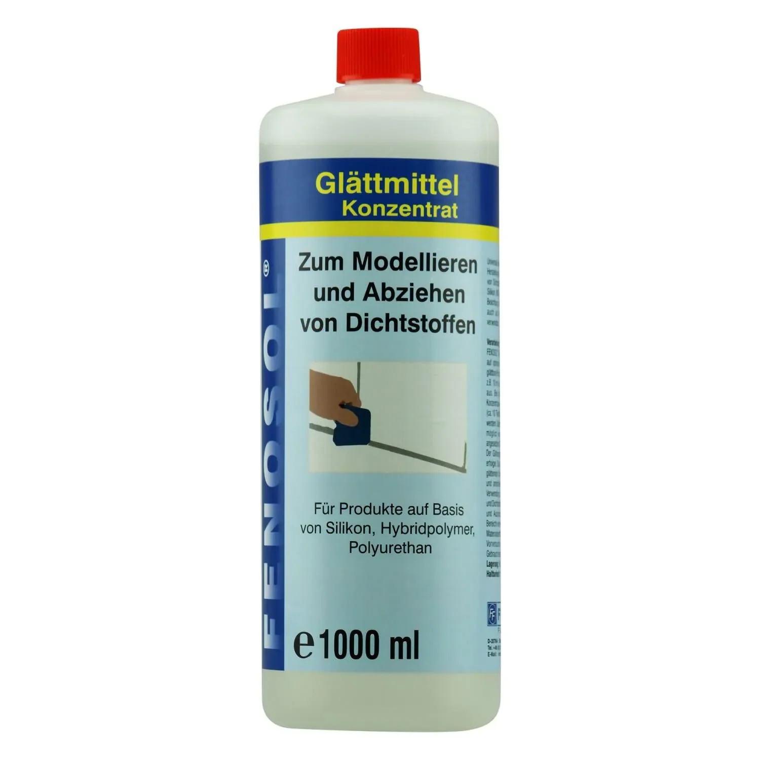 Glicdhíon, Tiúchan, Oibreán smoothing, 1000 ml, Dúnadh múnlaithe