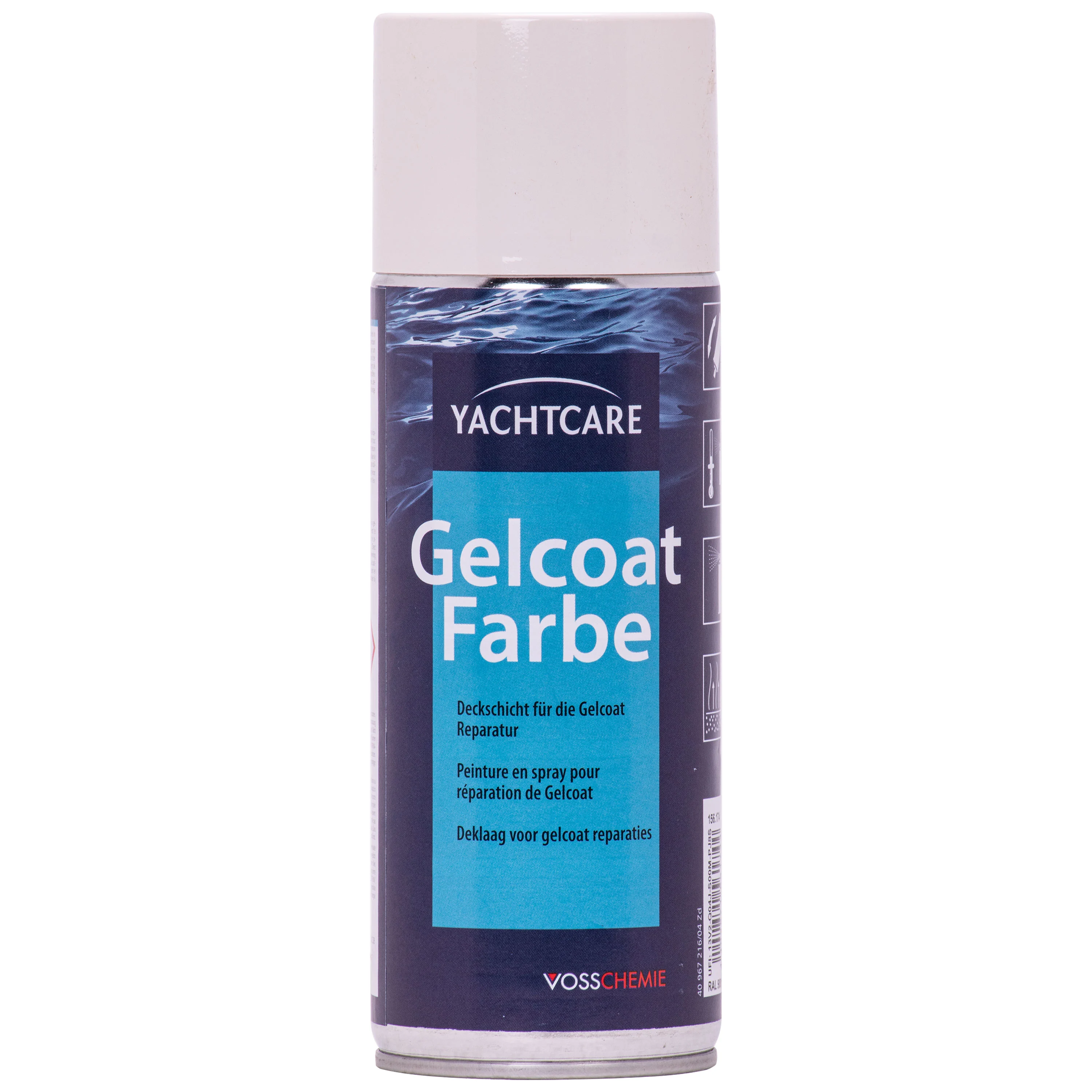 Péint Gealchóta, Sprae Péinte Gealchóta, RAL 9001 uachtar bán, 400 ml Aerosolspraydose