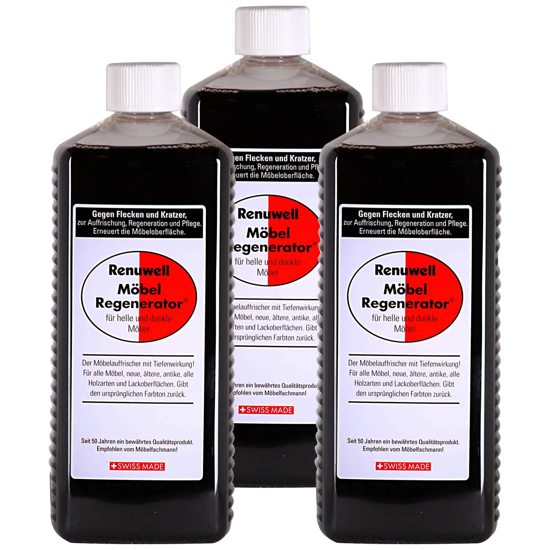 Aisghineoir Troscáin RENUWELL 1 Liter x 3 Flaschen, Athchóiritheoir Troscáin, Glanadh Troscáin Adhmaid