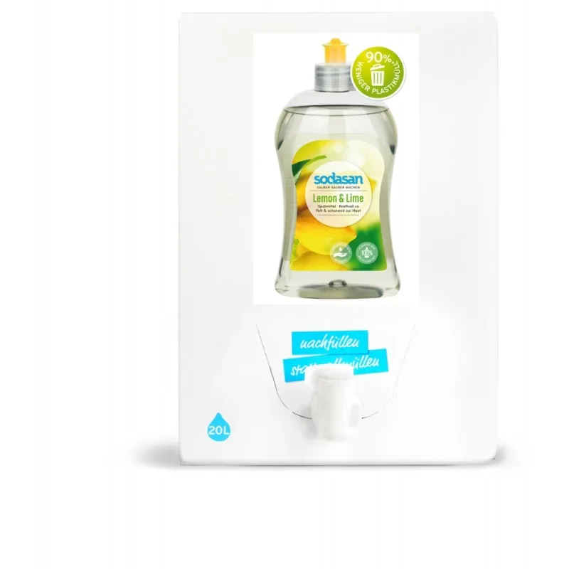 Glanadh mias Lemon & Lime 20 lítear, Gallúnach mias, Leacht níocháin mias
