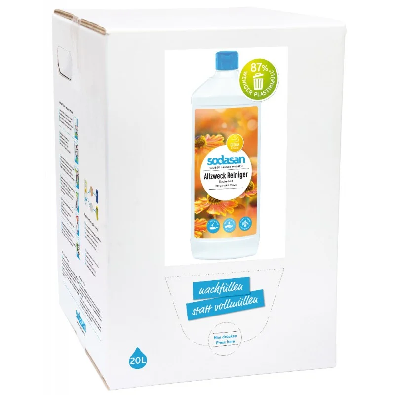 Glanadh Uilechuspóireach 20 Lítear, Glanadh Tí, Glanadh Orgánach, i mBosca