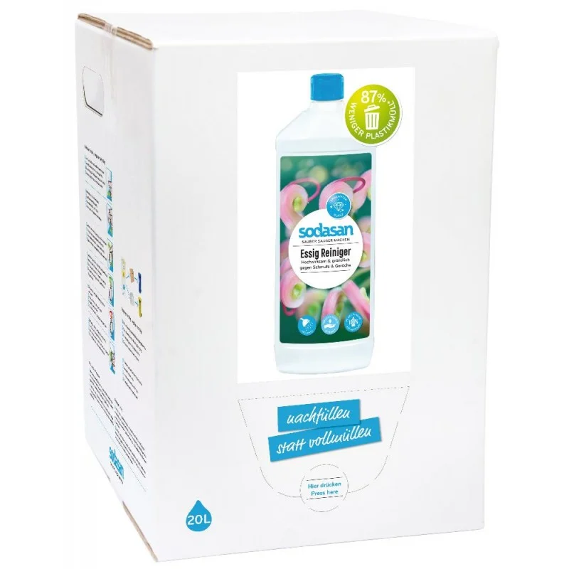 Glanadh Fínéagar 20 Liter, Fínéagar Glantacháin Tiubh, Glanadh Tí Nádúrtha