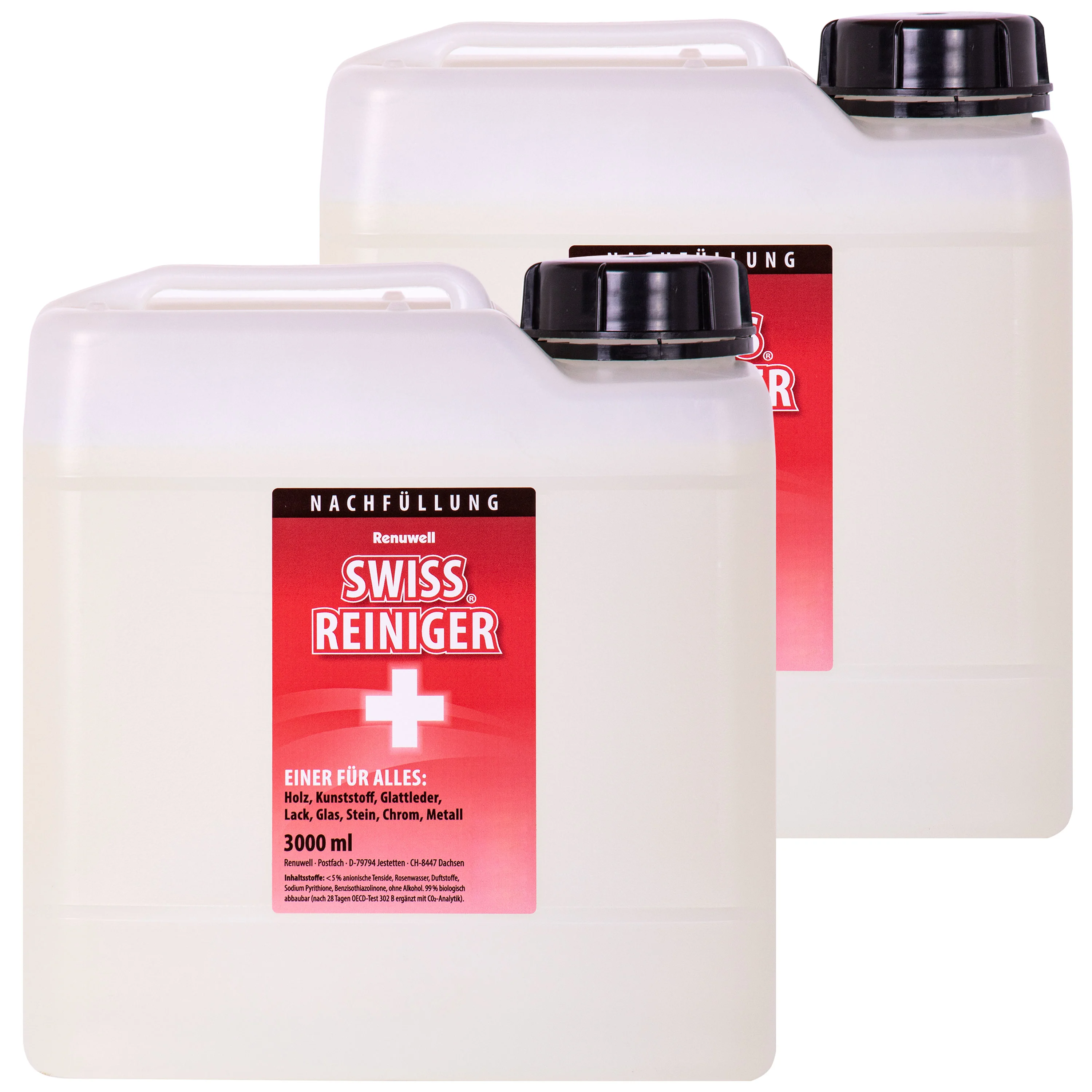 Glanadh Renuwell, Glanadh Uilíoch, 3 Lítear x 2 Kanister, Glanadh Tí