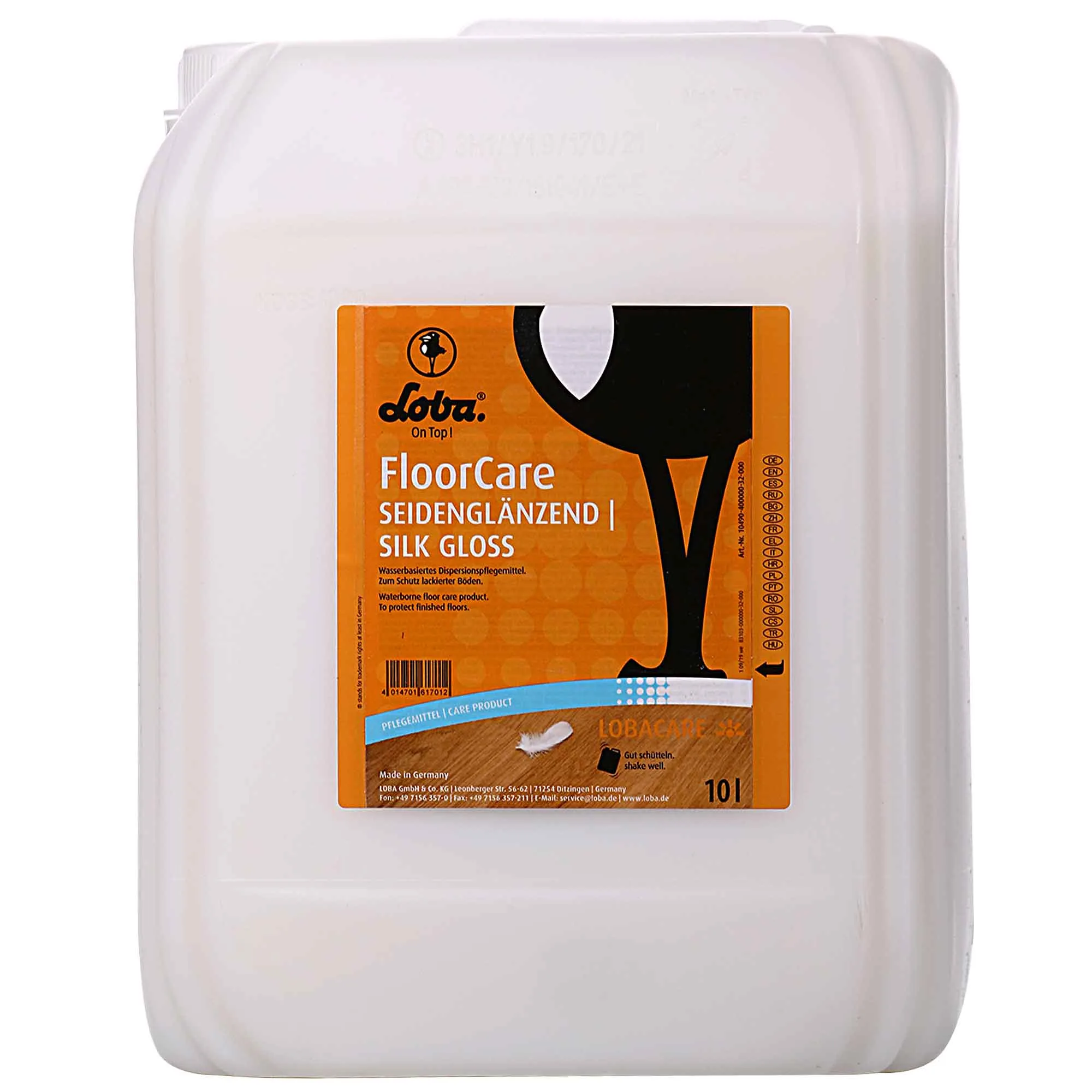 Cúm urláir 10 L, Urlár seidhléiseach, Glanadh urláir adhmaid