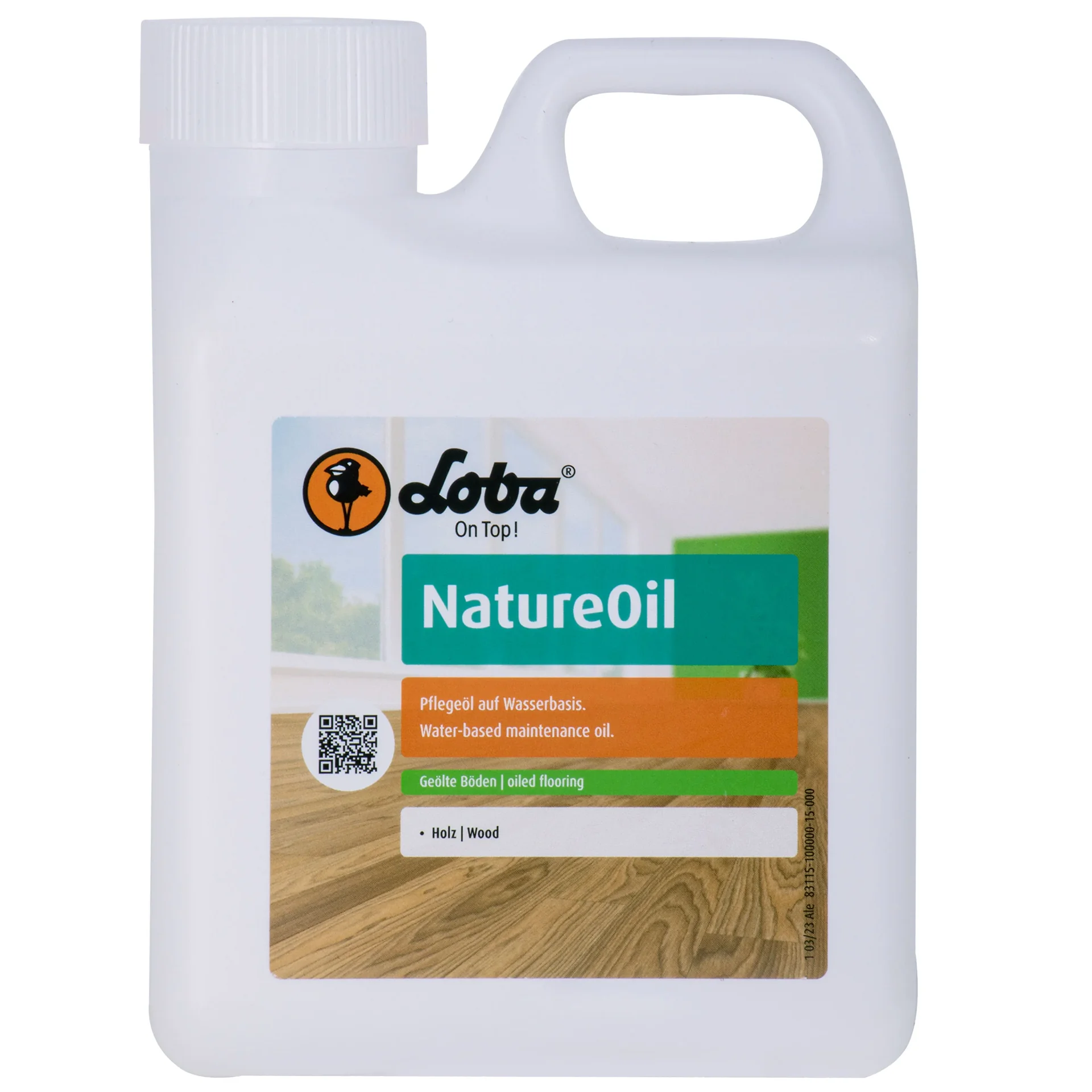 Ola adhmaid, Ola urláir, 1 Lítear, Cúram adhmaid, Ola nádúrtha urláir