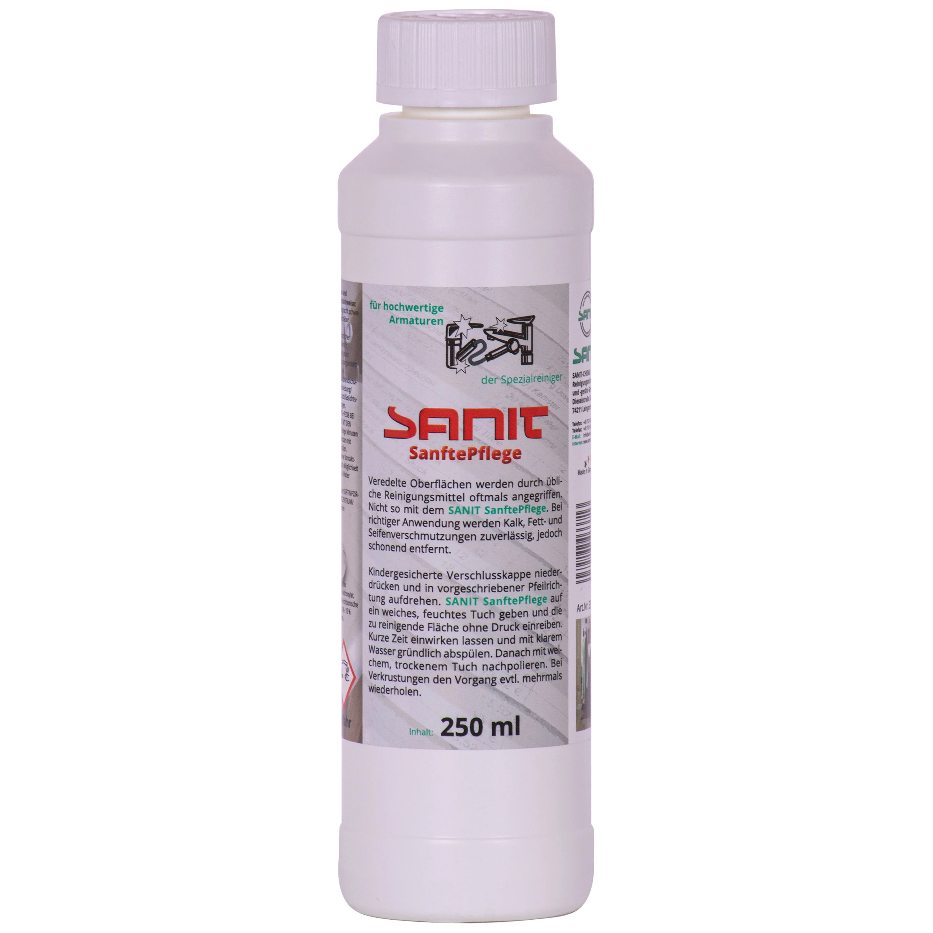 Cúram milis, Níochán mhín, Cúram pearsanta, 250 ml
