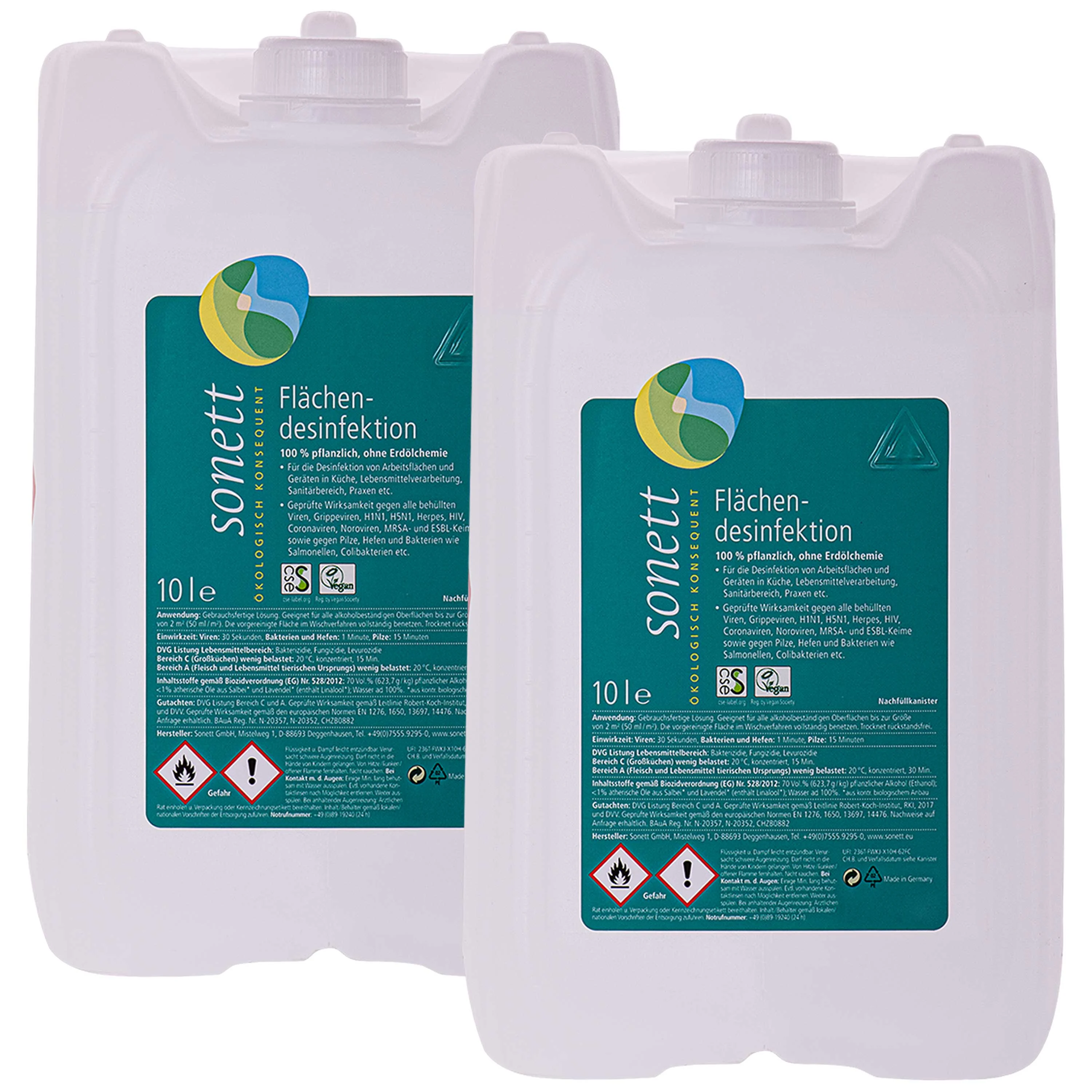 Dífhabhtán Dromchla, Dífhabhtán, 2 x 10 Lítear, Dífhabhtú Dromchla