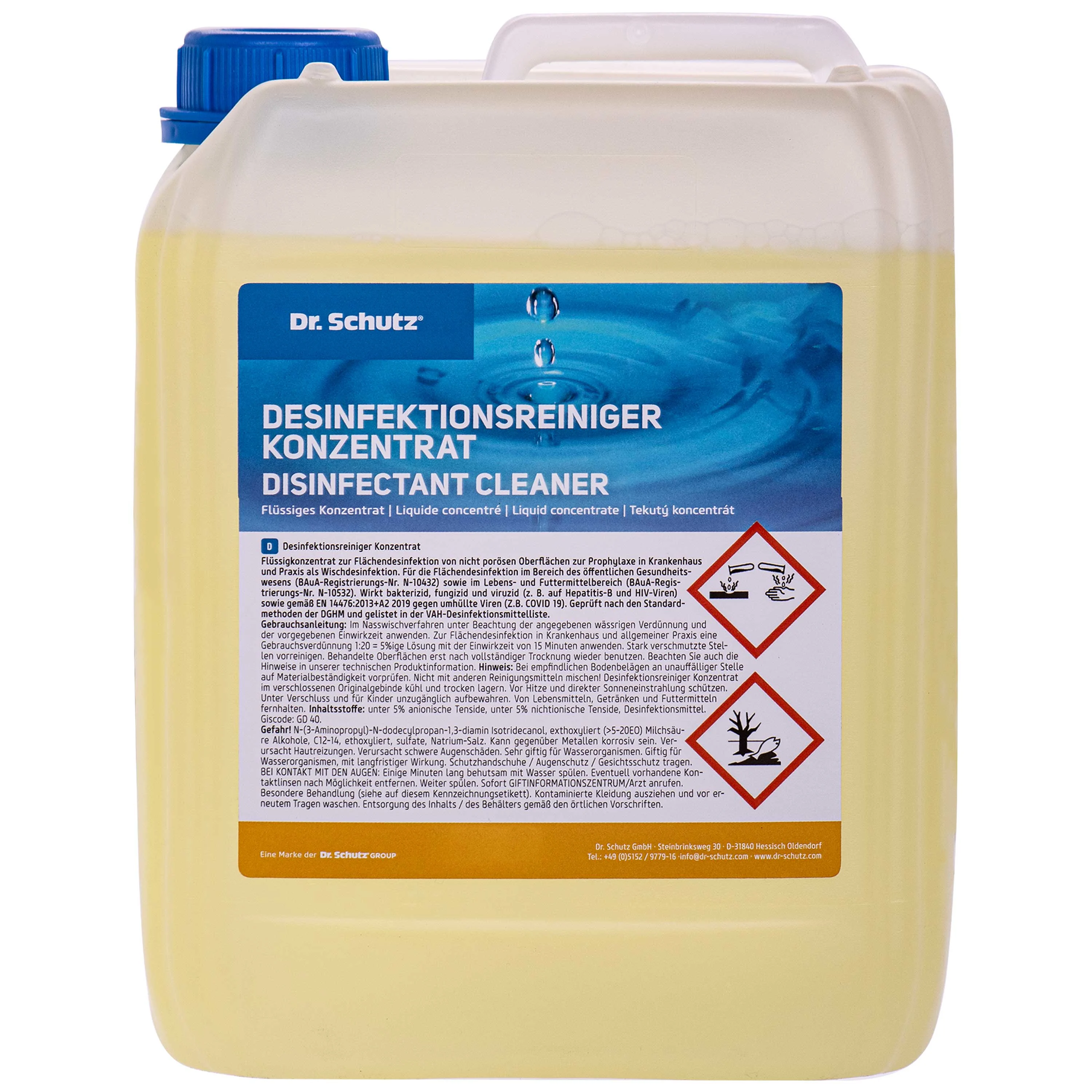 Glanadh dífhabhtán 5 lítear, Dífhabhtán tiubhaithe, Glanadh tí