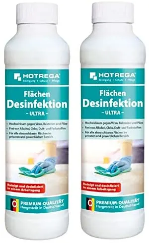 Dífhabhtán dromchla 2 x 500 ml le Spritzeinsatz, Dífhabhtán, Glanadh dromchla
