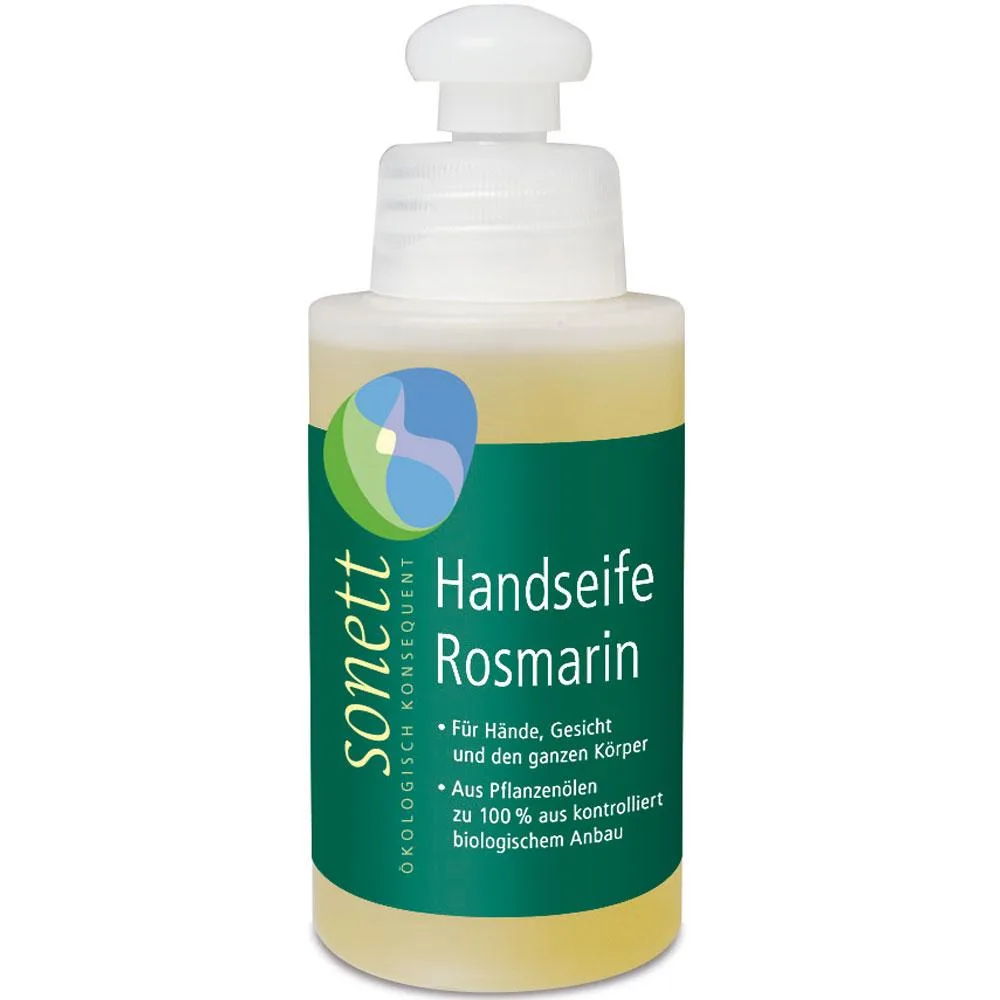 Gallúnach láimhe Rosemary, Gallúnach láimhe nádúrtha, 120ml Gallúnach láimhe taistil