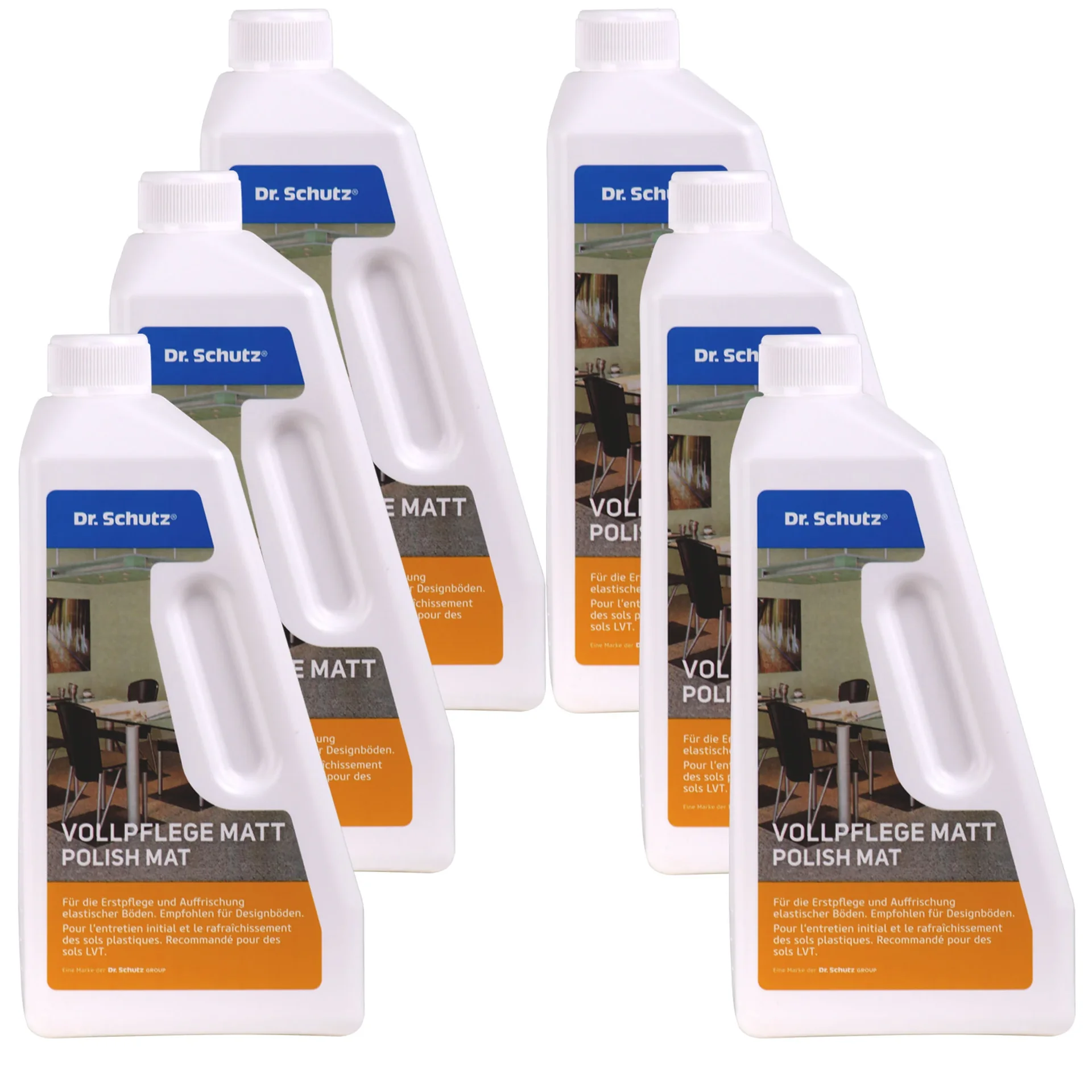 Glantóir urláir neamhlonrach, cúram urláir neamhlonrach, 6 x 750 ml