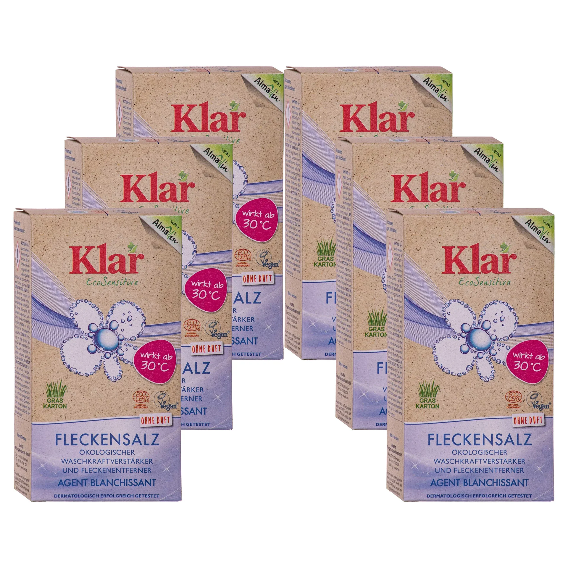 Salann stain, Glanadh stain, 6 x 400g, gan bholadh