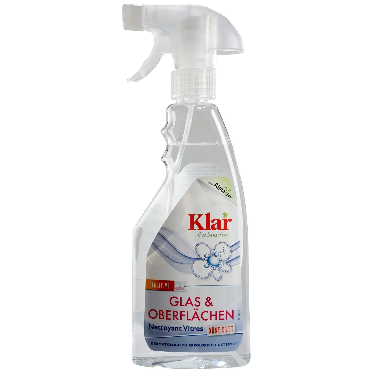 Glanadh gloine, 6 x 500 ml, Glanadh dromchlaí gan bholadh le Spraeire