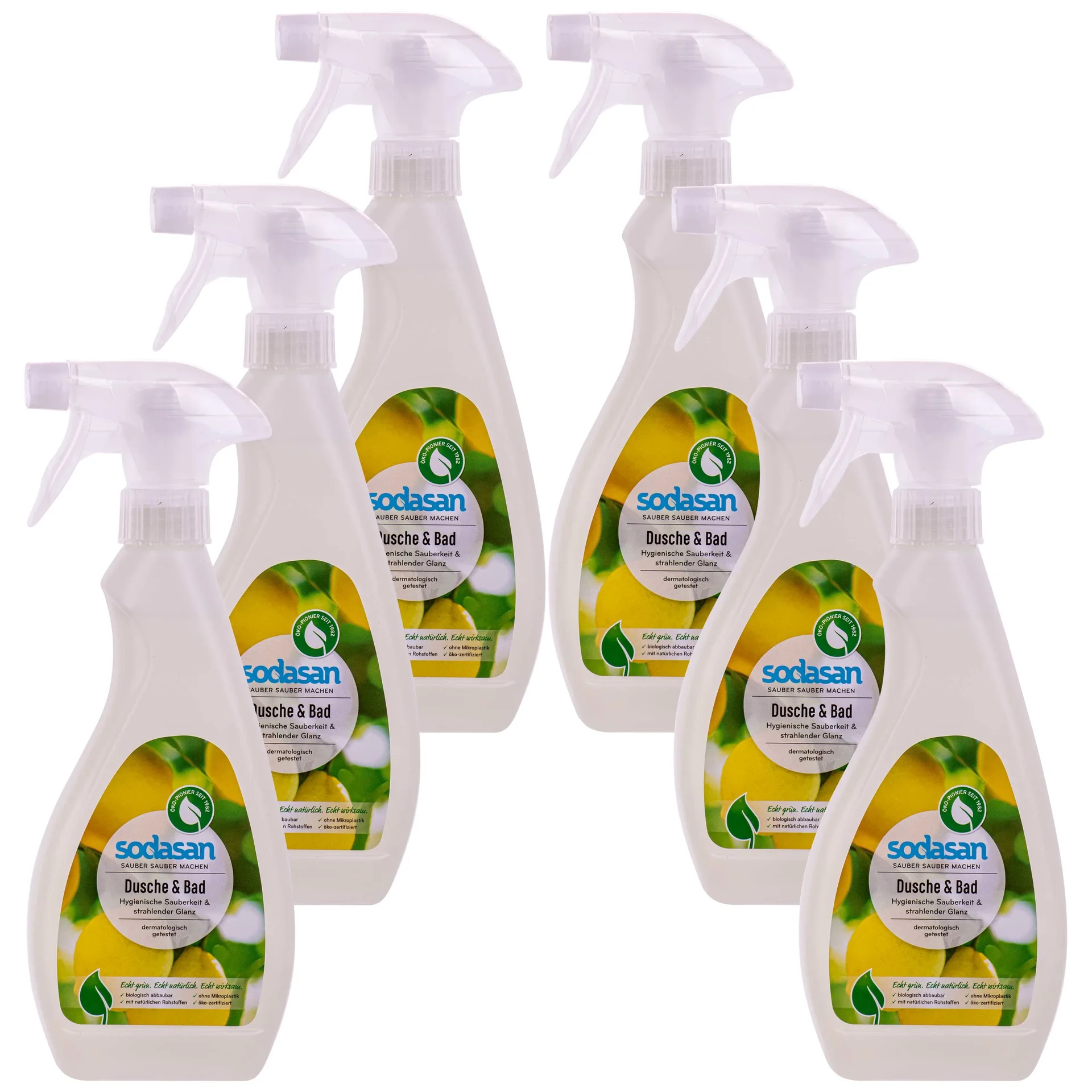 Glanadh cithfholcadáin, Glanadh seomra folctha, 6 x 500 ml