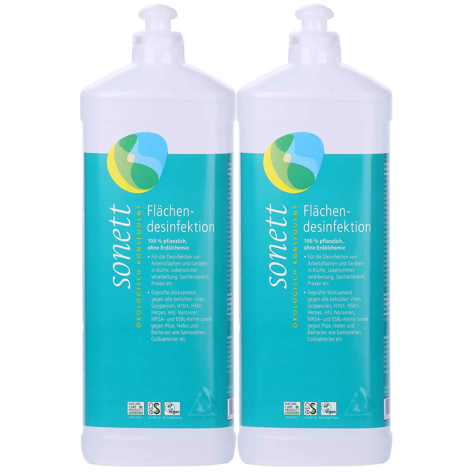 Dífhabhtán dromchla, 2 x 1 Lítear, Glanadh dromchla