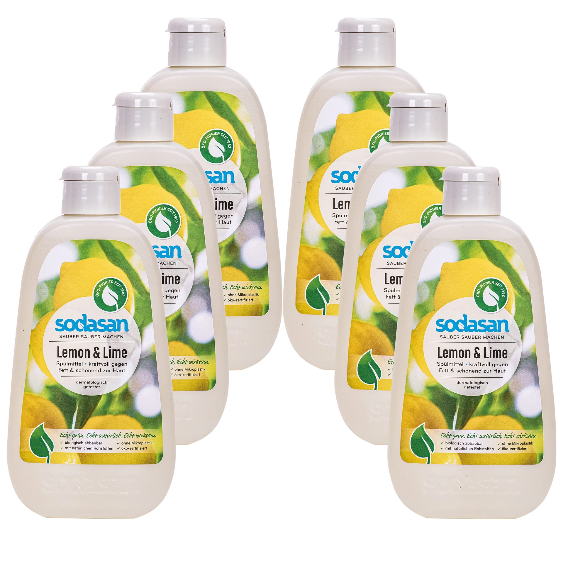 Gallúnach miaslann, Leacht níocháin mias líomóid, 6 x 500 ml, Glanadh mias