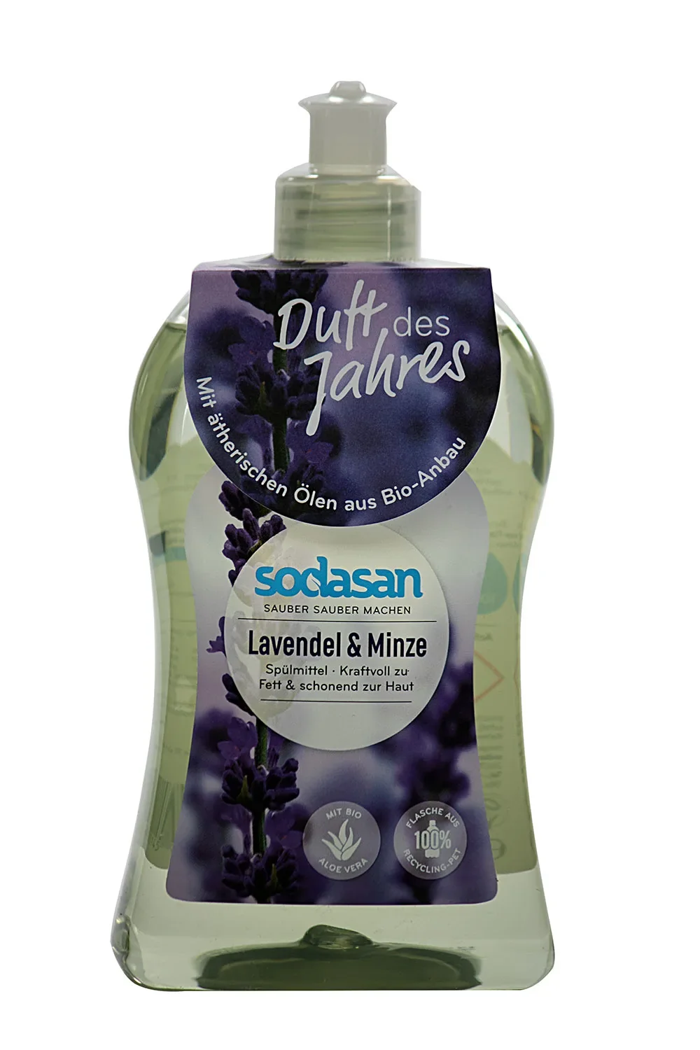 Gallúnach mias le lavender agus mint 500ml, leacht níocháin mias nádúrtha