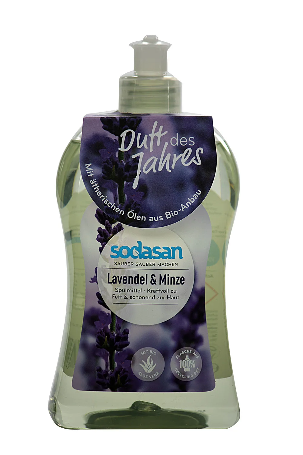 Gallúnach mias le lavender agus mint 500ml, leacht níocháin mias nádúrtha
