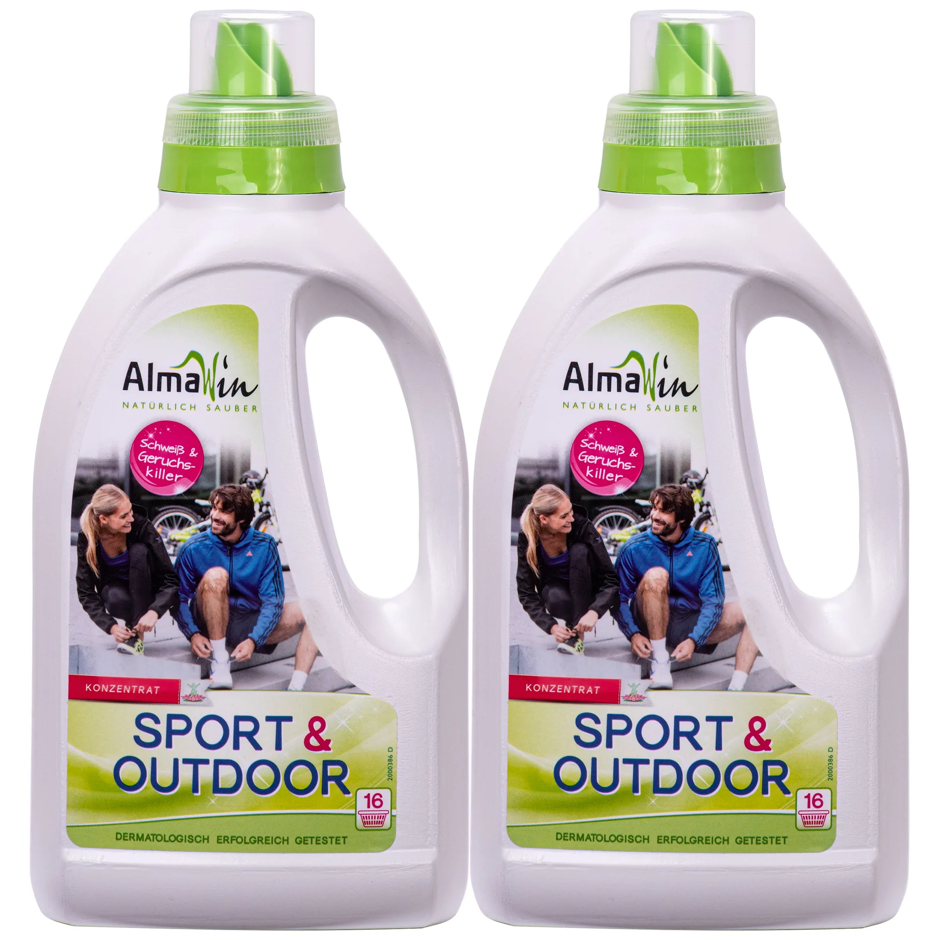 Glanadh spóirt, Níochán éadaí spóirt, Glanadh leachtach spóirt, 2 x 750 ml