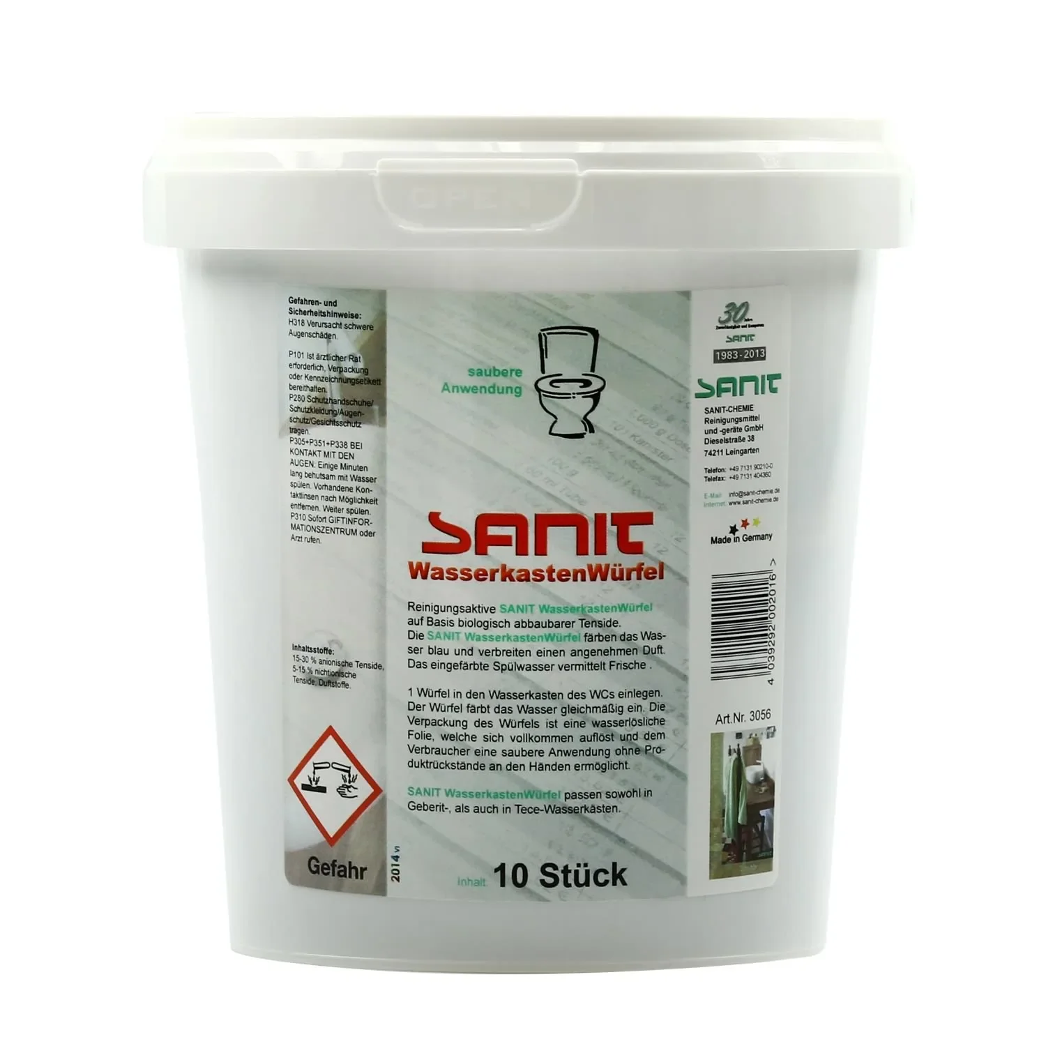 Cúbanna umar uisce, Cúbanna umar, Glanadh umar uisce, 6 Doses x 10 Stck.