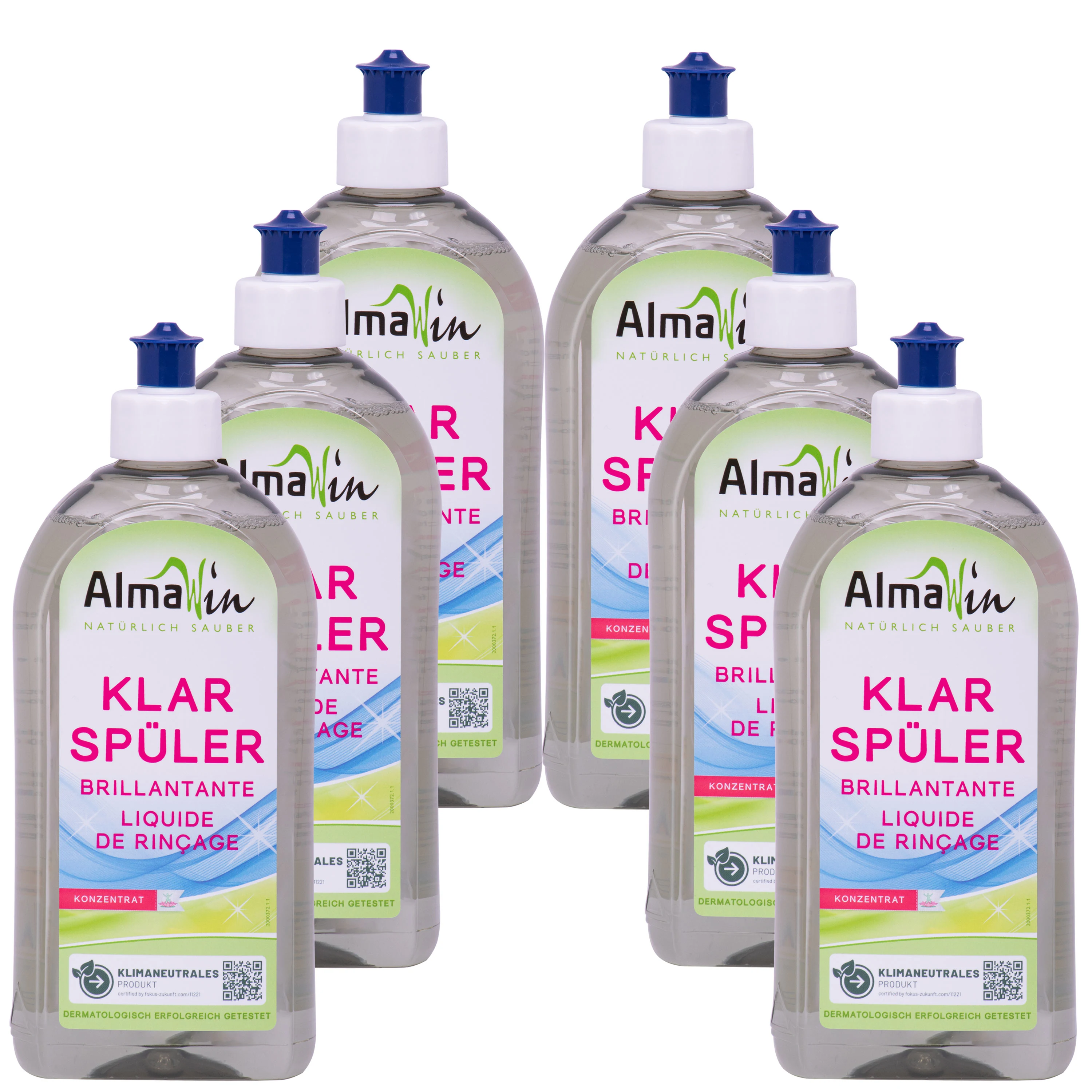 Sruthlaigh ALMAWIN, Sruthlaigh Miasniteoir, 6 x 500 ml, Sruthlaigh Nádúrtha