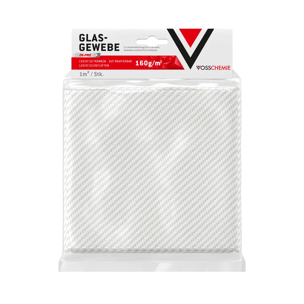Fabraic ghloine, Snáithín gloine 160 g/m², 1.0 m² Inhalt, Uige ghloine